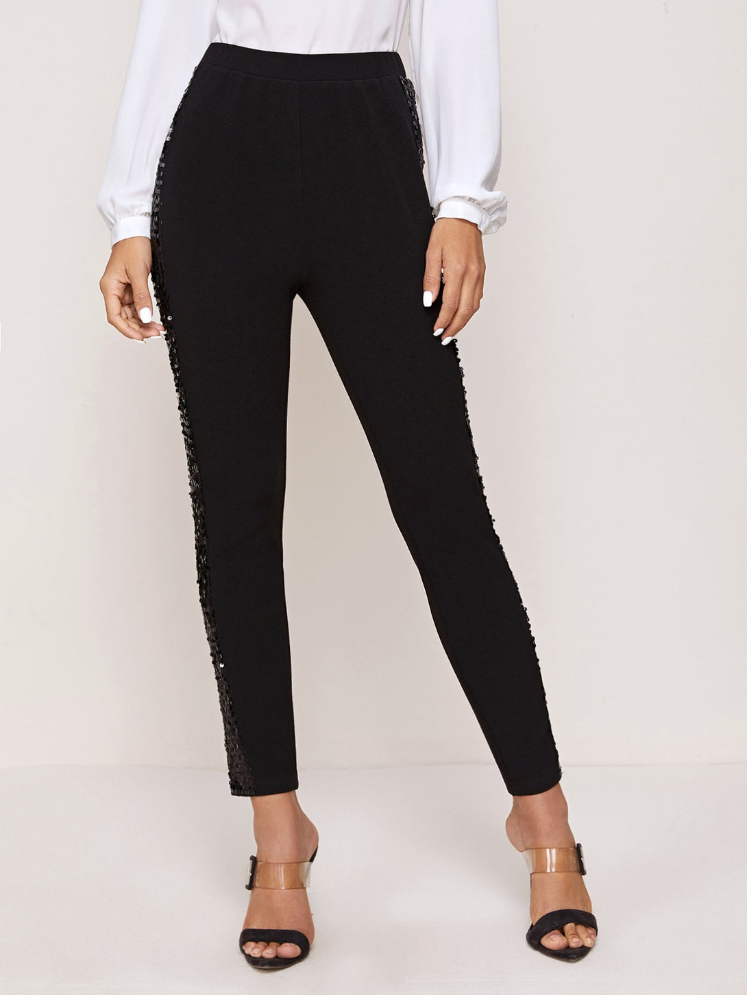 Ropa de Mujer, Ropa de Mujer, Bottoms de Mujer, Pantalones de Mujer, Colección de trajes de mujer, Negro