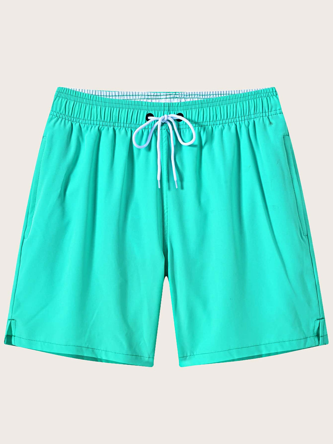 Hombres, Ropa de hombre, Bañador de hombres, Shorts de Playa para Hombre, 2108543, verde menta