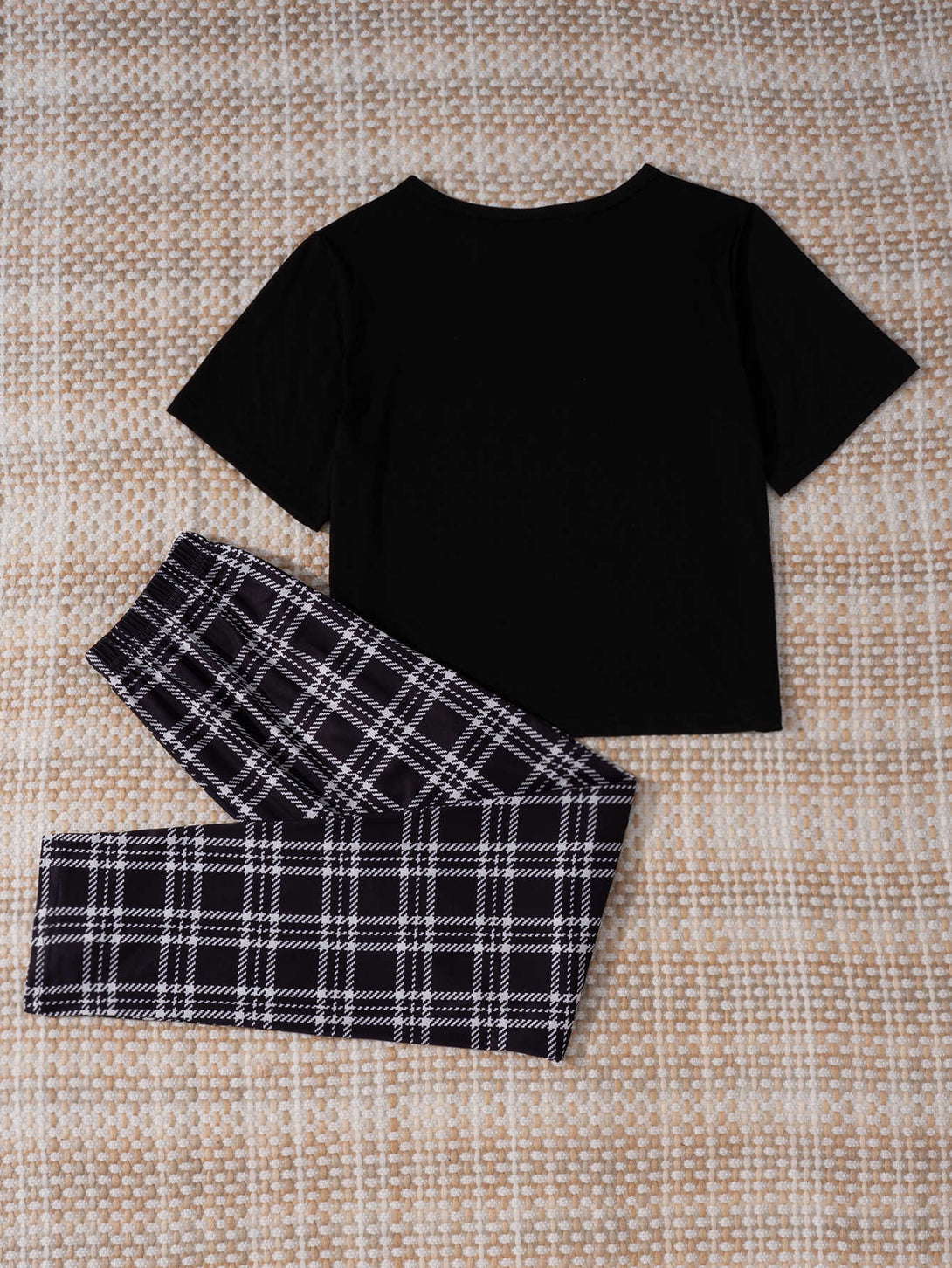 Ropa Interior y Ropa de Dormir, Pijama & Ropa de Descanso de Mujer, Ropa de Dormir para Mujeres, Sets de Pijamas de Mujer, pareja, 2600458, Negro