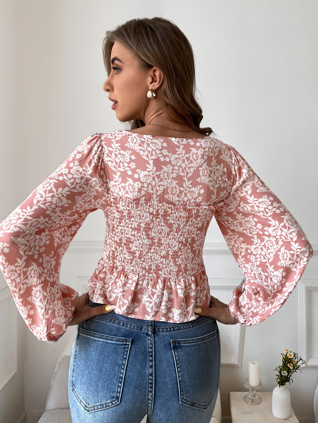 Ropa de Mujer, Ropa de Mujer, Tops & Blusas & Camisetas de Mujer, Blusas de Mujer, Colección de trajes de mujer, Rosa