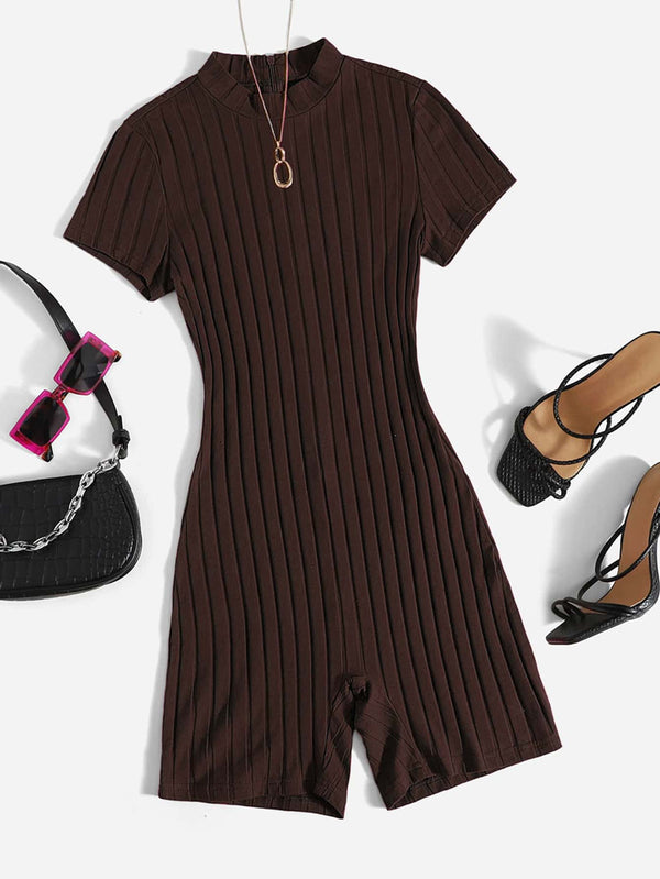 Ropa de Mujer, Monos y bodys para mujer, Unitards mujer, Colección de trajes de mujer, 3178658, Café integral