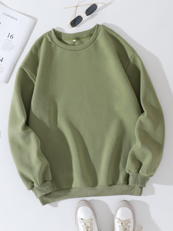 Ropa de Mujer, Ropa de Mujer, Sudaderas de Mujer, Verde militar