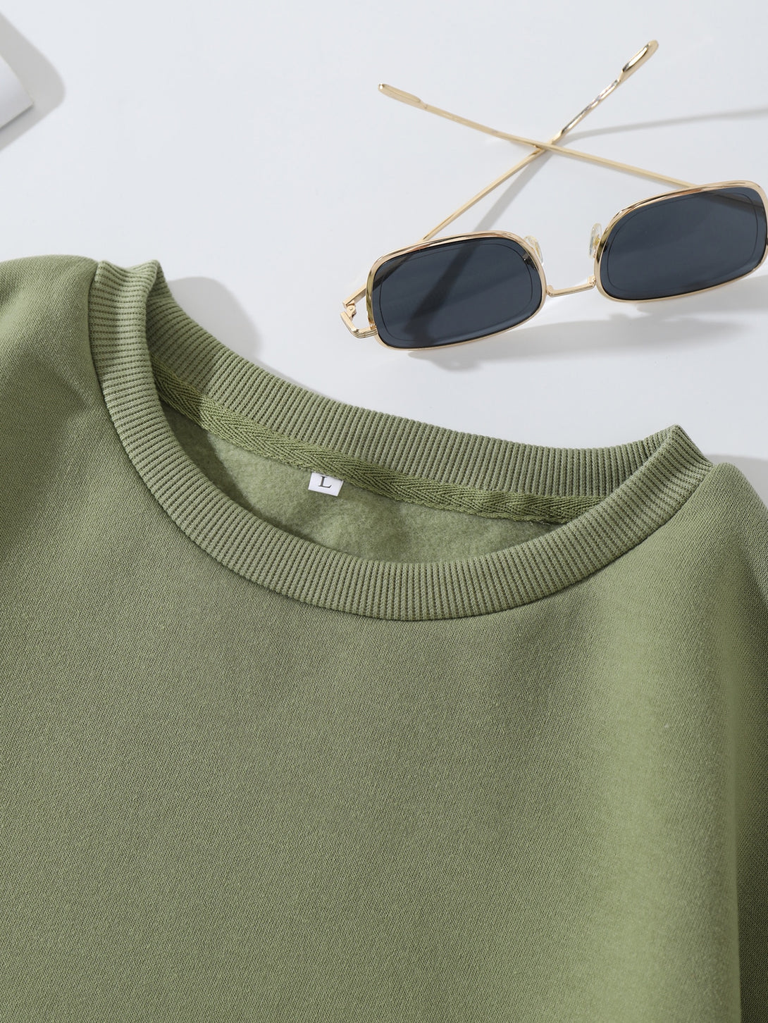 Ropa de Mujer, Ropa de Mujer, Sudaderas de Mujer, Verde militar