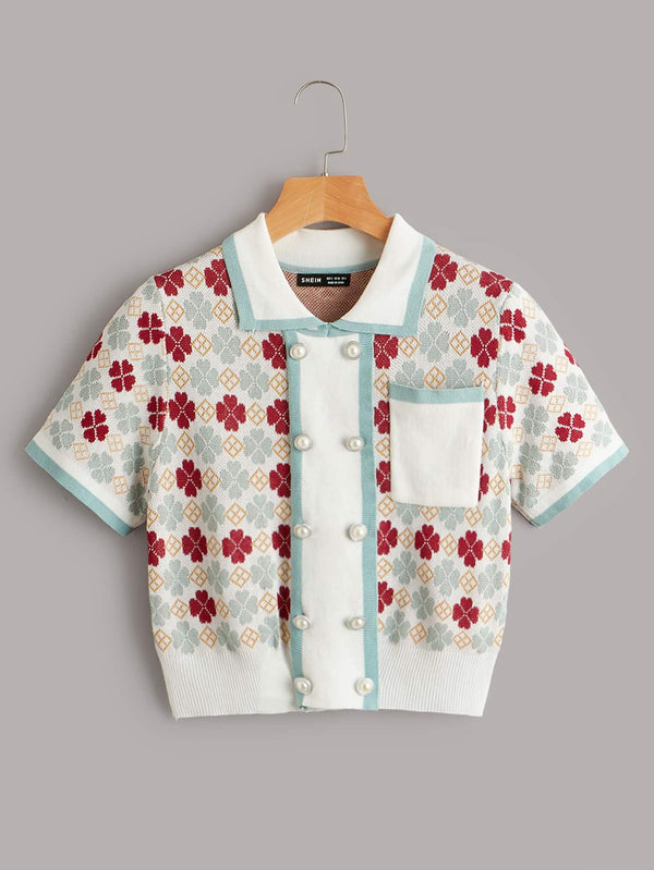 Ropa de Mujer, Tejido de Punto de Mujer, Tops de Punto para Mujer, 2924521, Multicolor