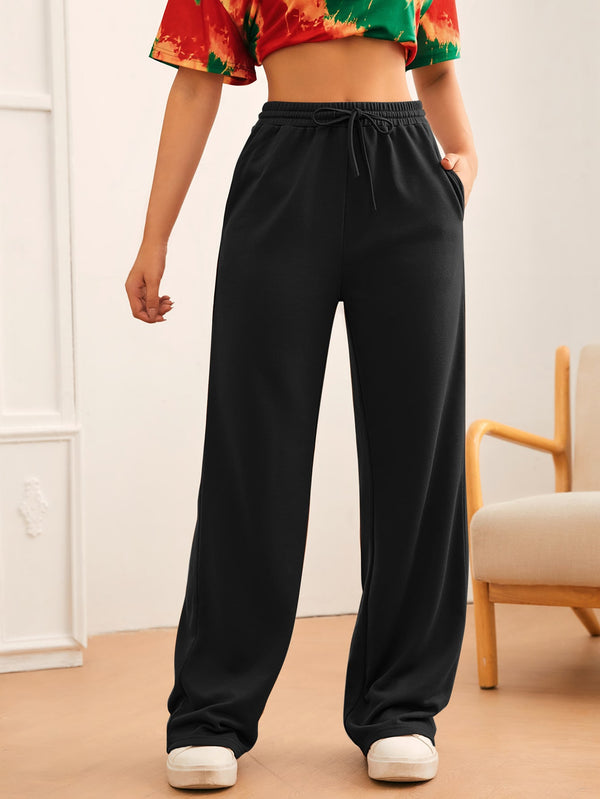 Ropa de Mujer, Ropa de Mujer, Bottoms de Mujer, Pantalones de Deporte para Mujer, Colección de trajes de mujer, Negro