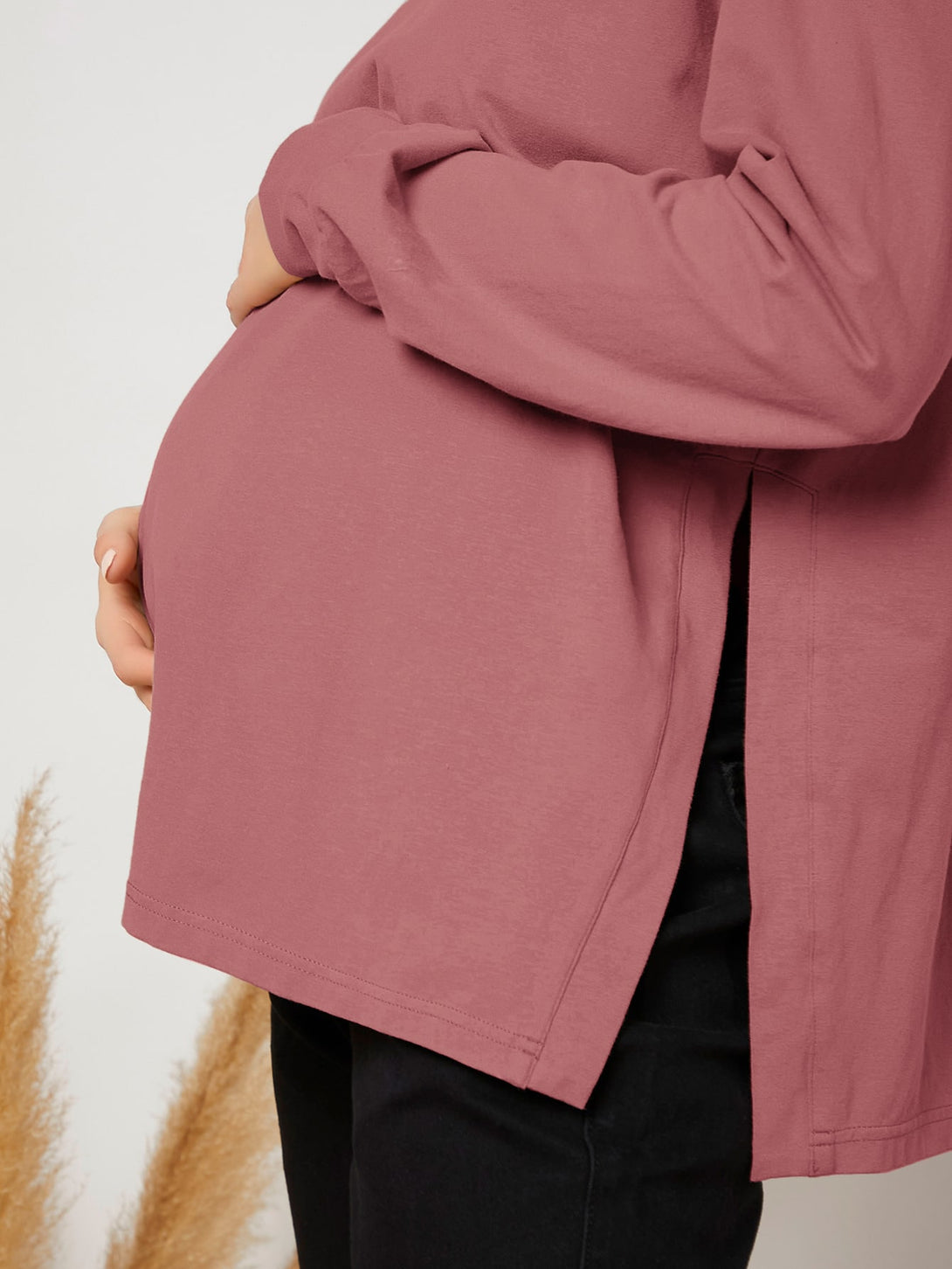 Ropa de Mujer, Ropa Premamá, Tops Premamá, Camisetas premamá, Rosa vieja