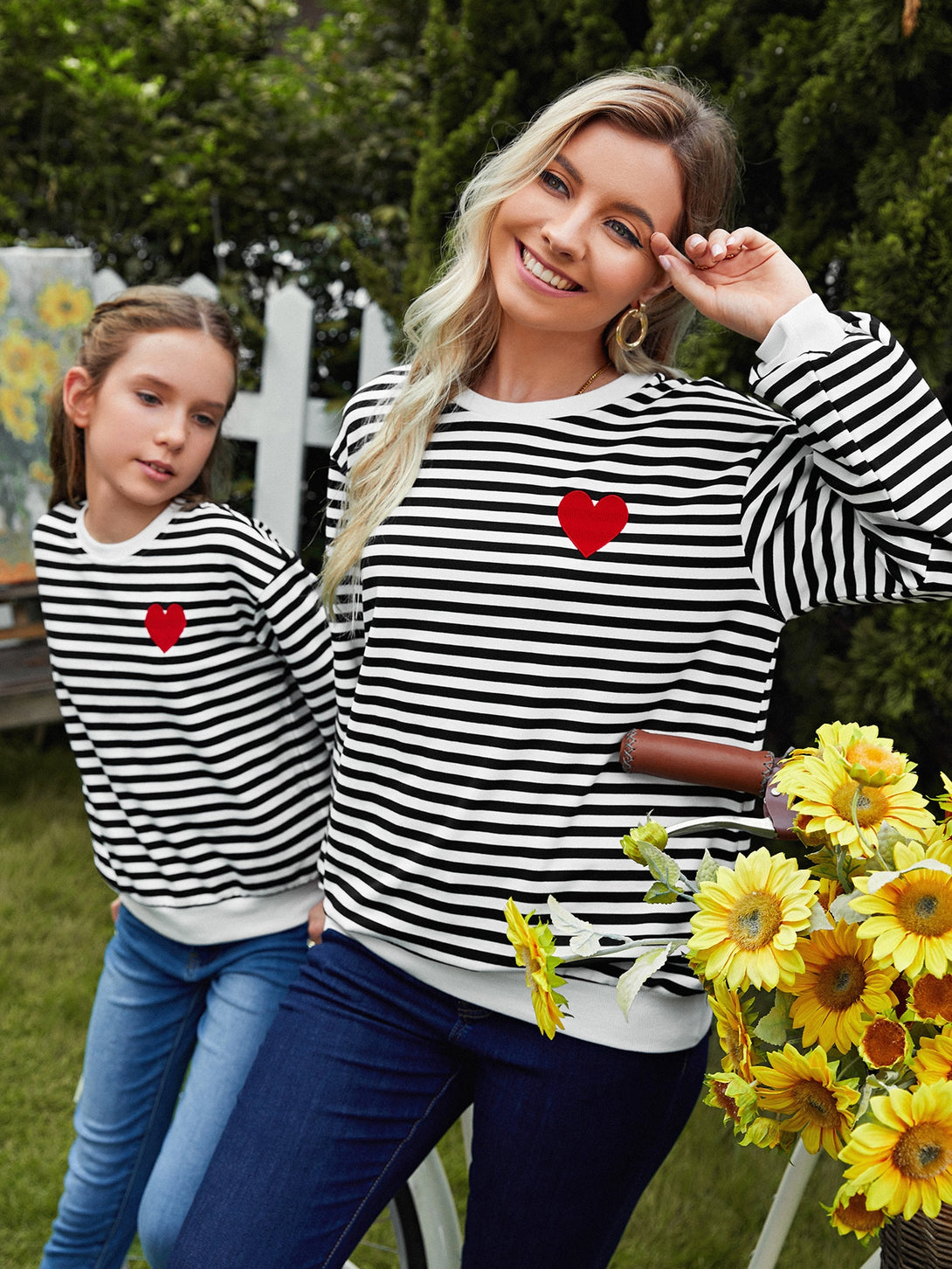 Ropa de Mujer, Ropa de Mujer, Sudaderas de Mujer, Mamá y yo, Blanco y Negro