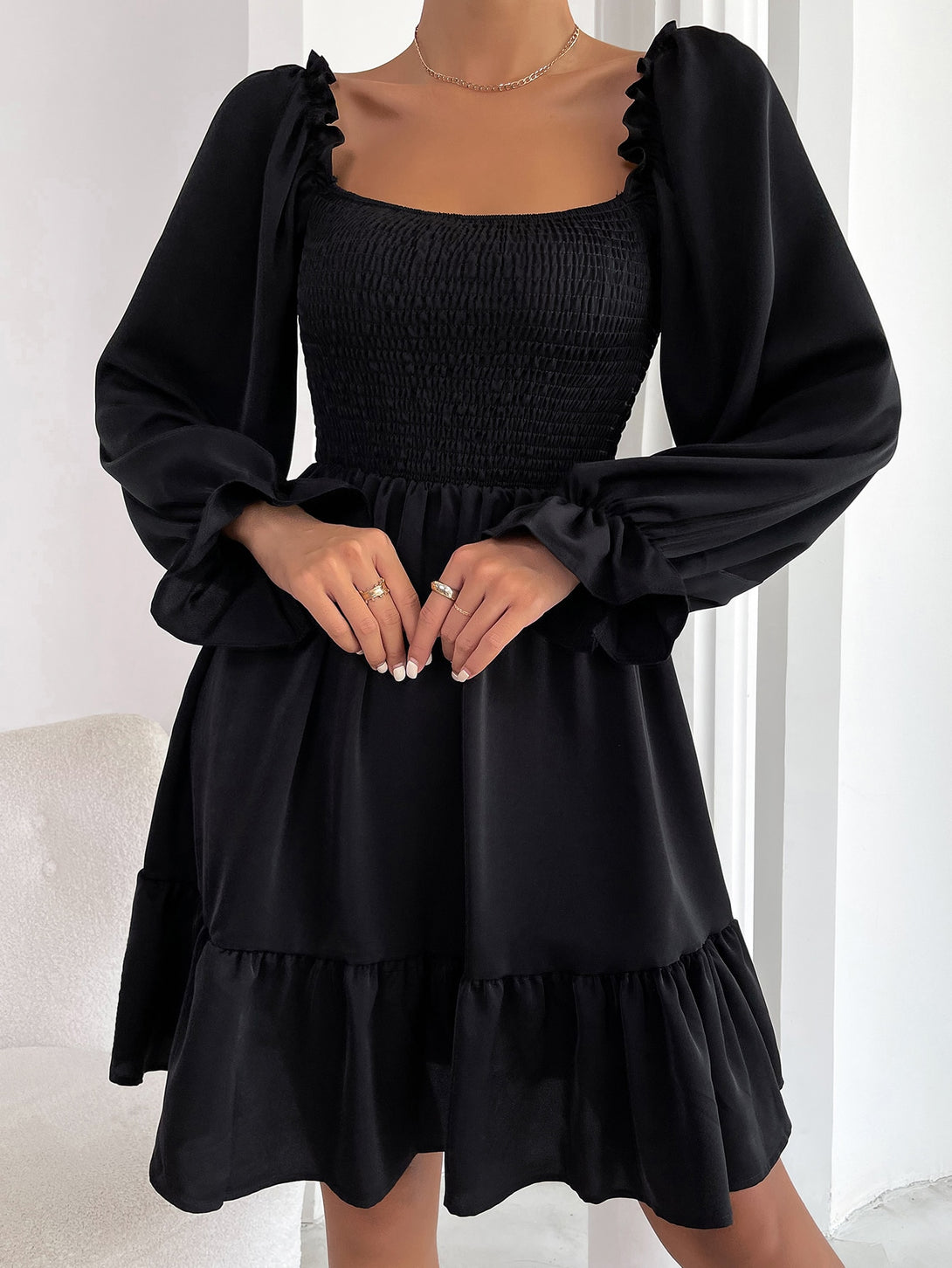 Ropa de Mujer, Ropa de Mujer, Vestidos de mujer, Vestidos cortos de mujer, Colección de trajes de mujer, Negro