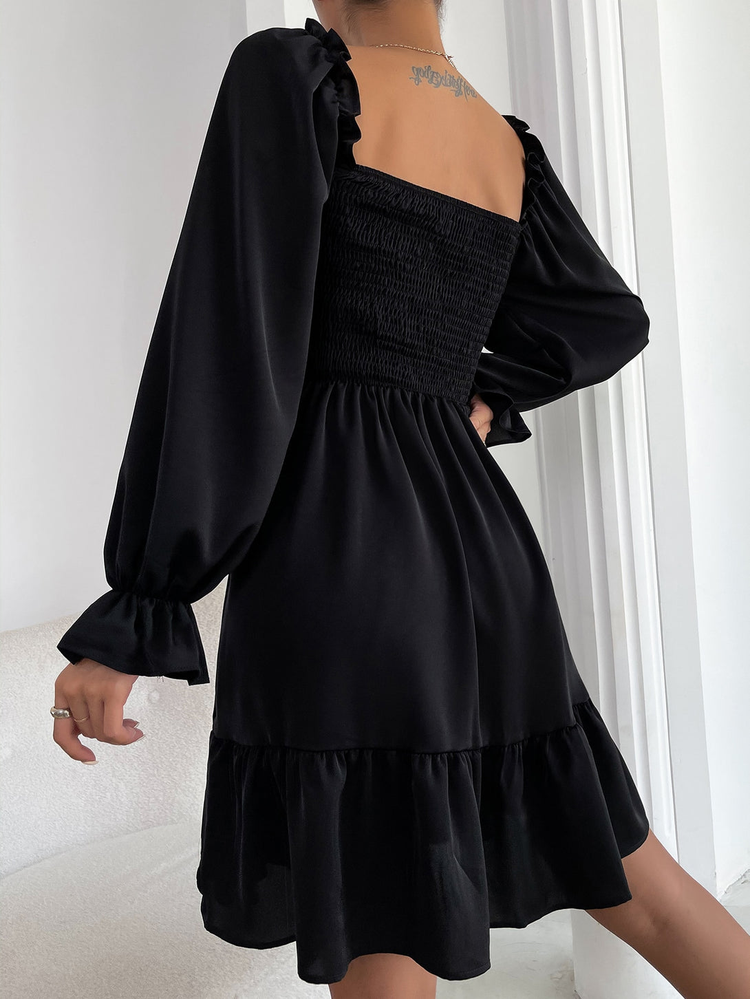 Ropa de Mujer, Ropa de Mujer, Vestidos de mujer, Vestidos cortos de mujer, Colección de trajes de mujer, Negro