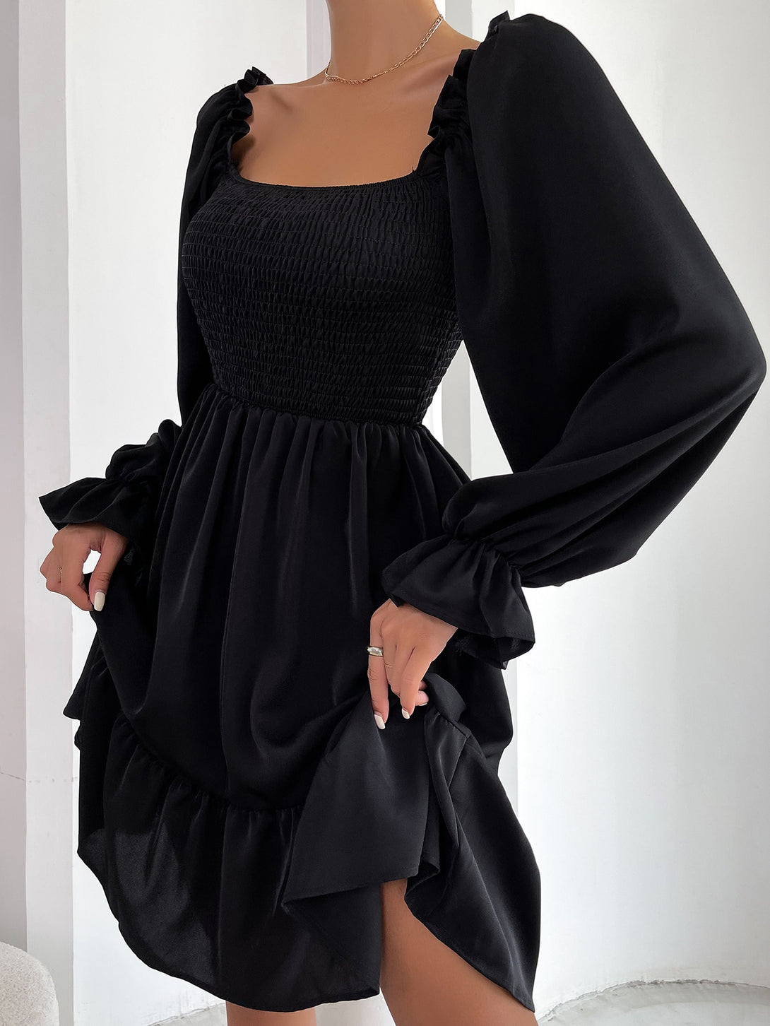 Ropa de Mujer, Ropa de Mujer, Vestidos de mujer, Vestidos cortos de mujer, Colección de trajes de mujer, Negro