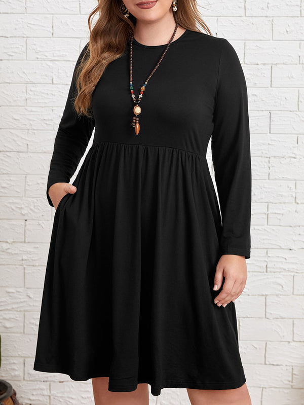 Ropa de Mujer, Ropa de Mujer Plus, Vestidos Tallas Grandes, Negro