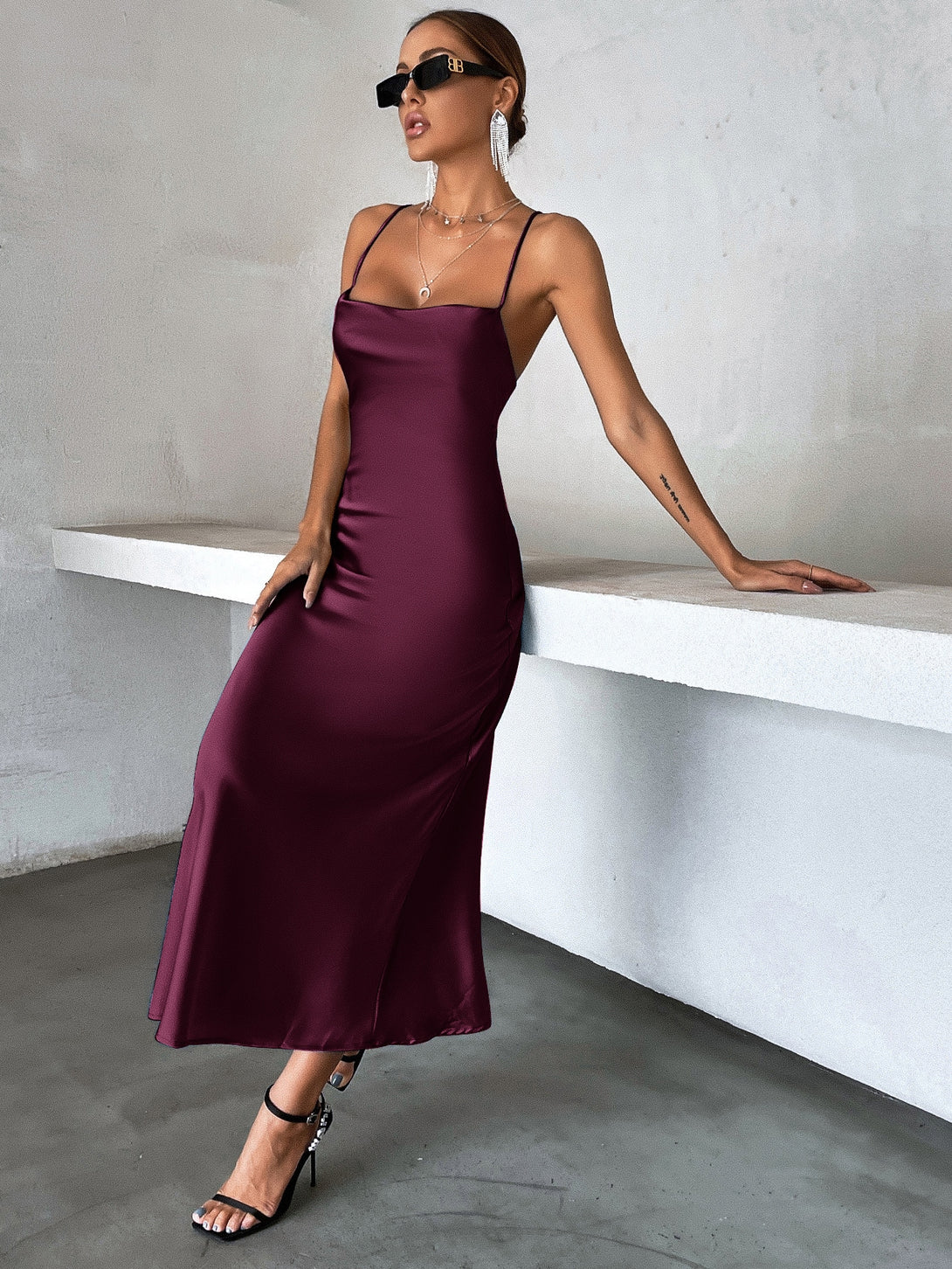 Ropa de Mujer, Ropa de Mujer, Vestidos de mujer, Vestidos largos de mujer, Colección de trajes de mujer, Morado