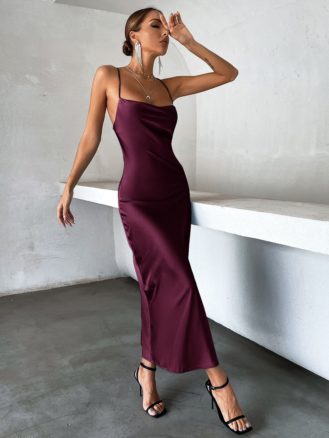 Ropa de Mujer, Ropa de Mujer, Vestidos de mujer, Vestidos largos de mujer, Colección de trajes de mujer, Morado