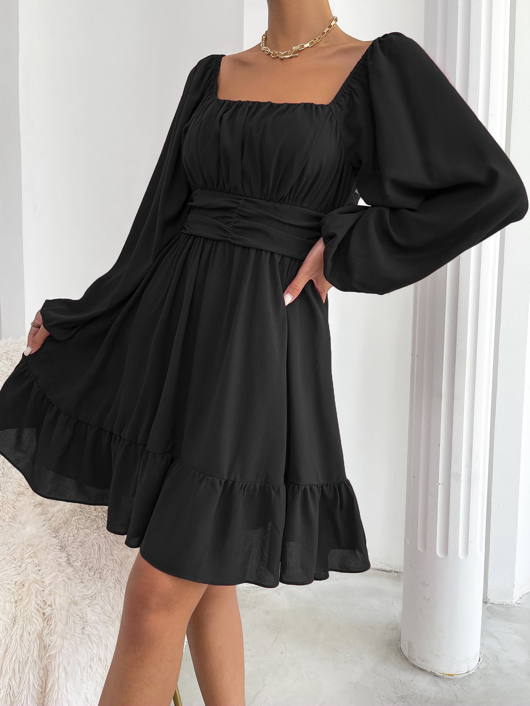 Ropa de Mujer, Ropa de Mujer, Vestidos de mujer, Vestidos cortos de mujer, Colección de trajes de mujer, Negro