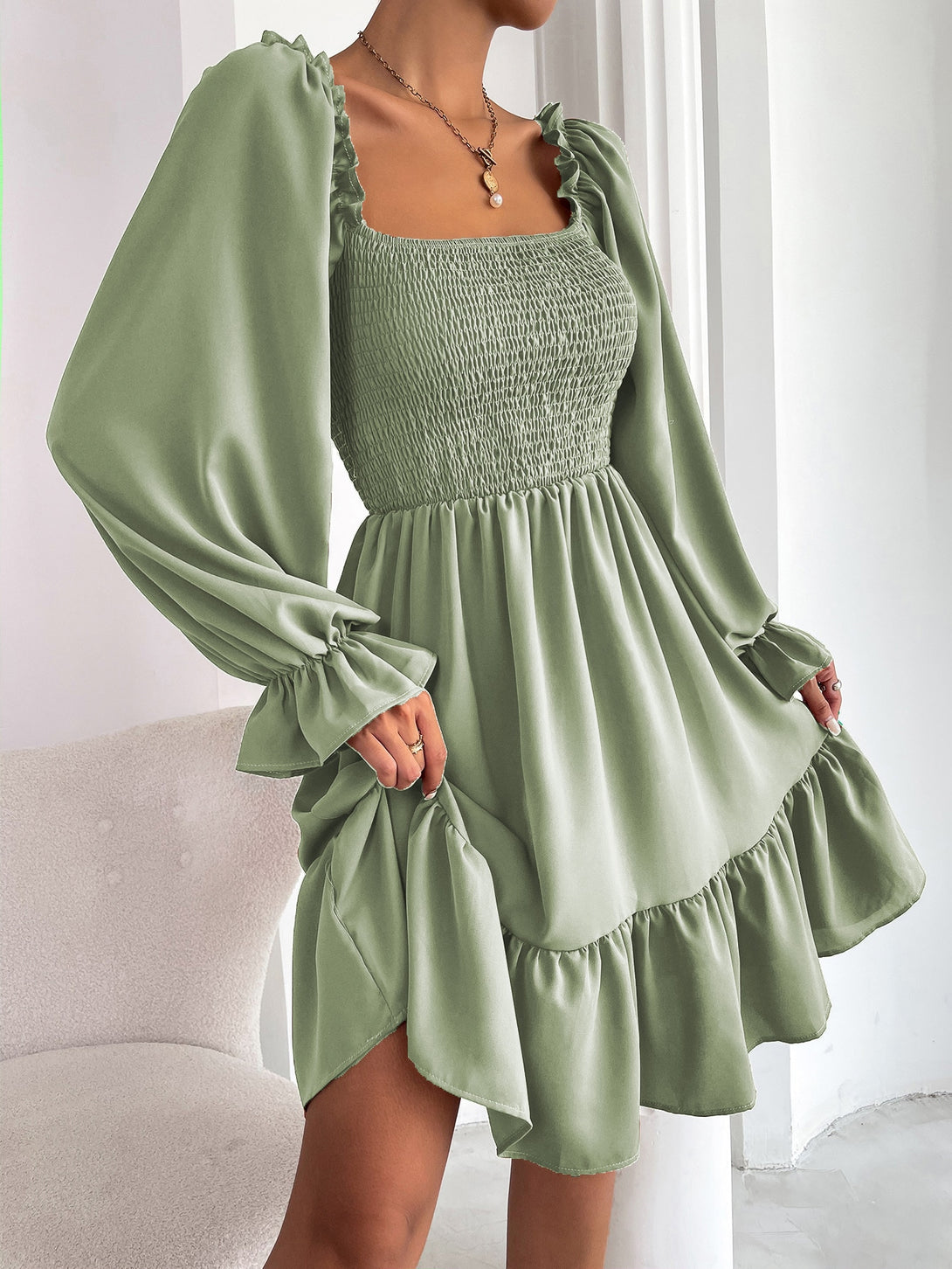 Ropa de Mujer, Ropa de Mujer, Vestidos de mujer, Vestidos cortos de mujer, verde menta