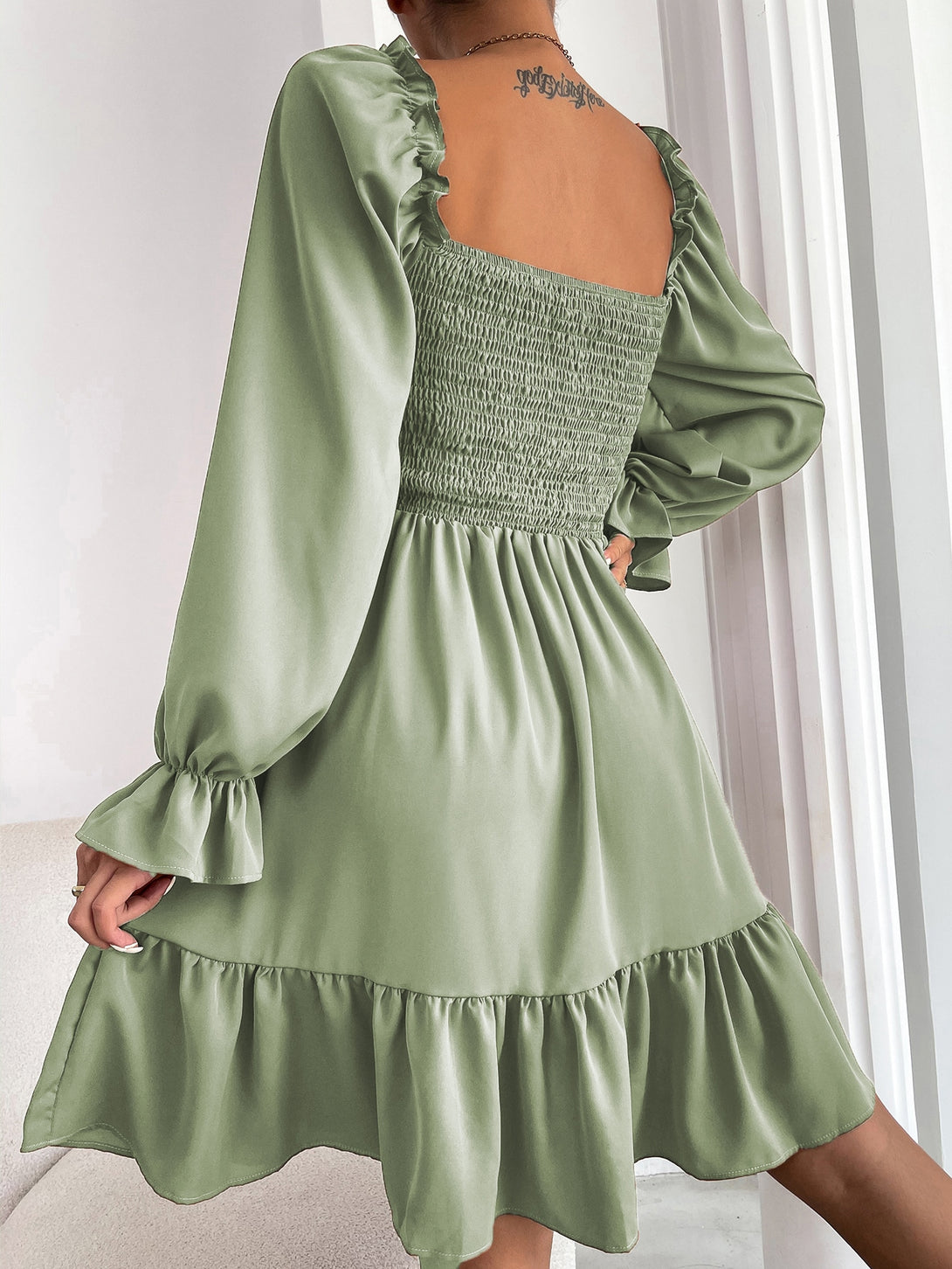 Ropa de Mujer, Ropa de Mujer, Vestidos de mujer, Vestidos cortos de mujer, verde menta