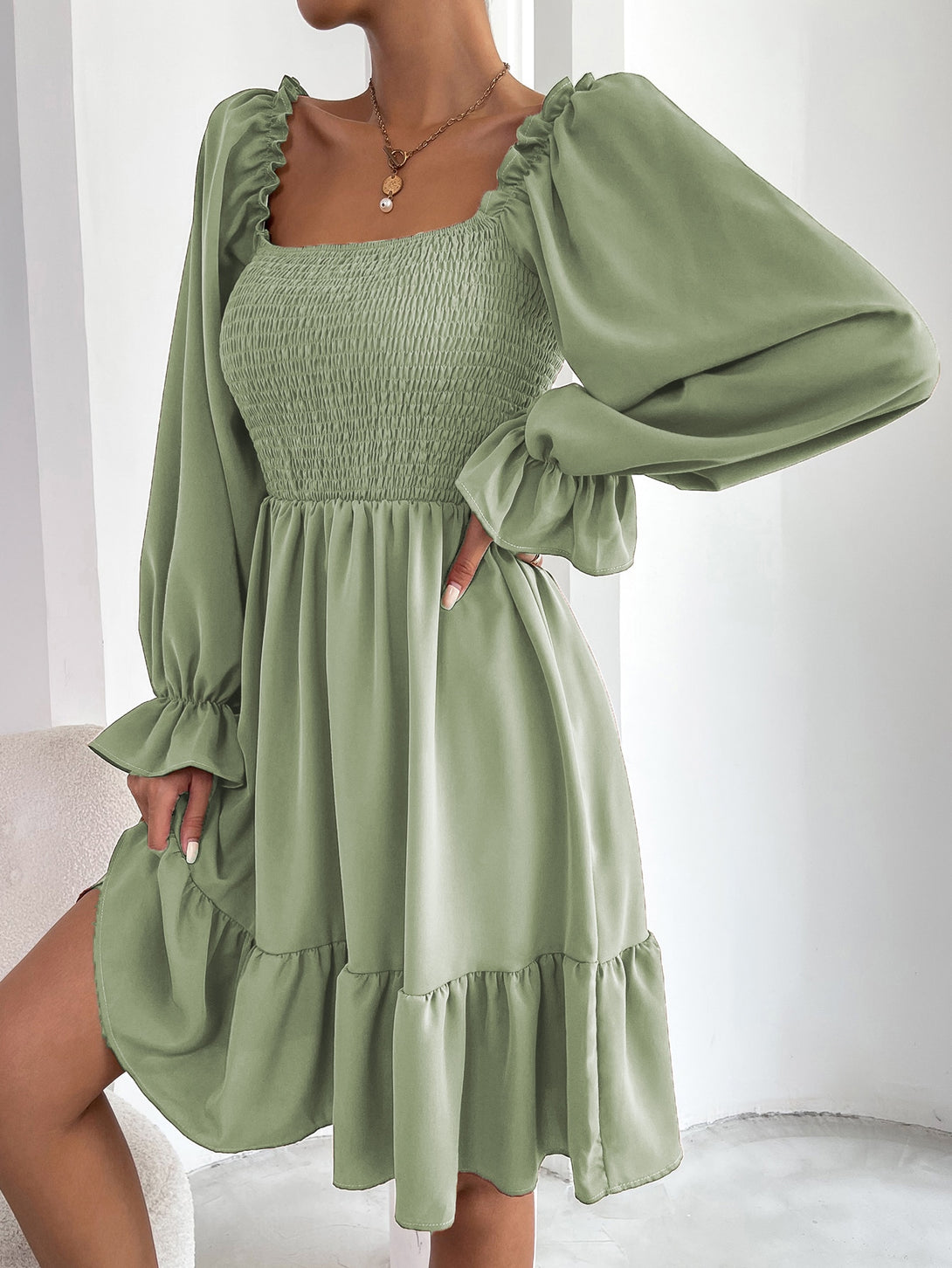 Ropa de Mujer, Ropa de Mujer, Vestidos de mujer, Vestidos cortos de mujer, verde menta