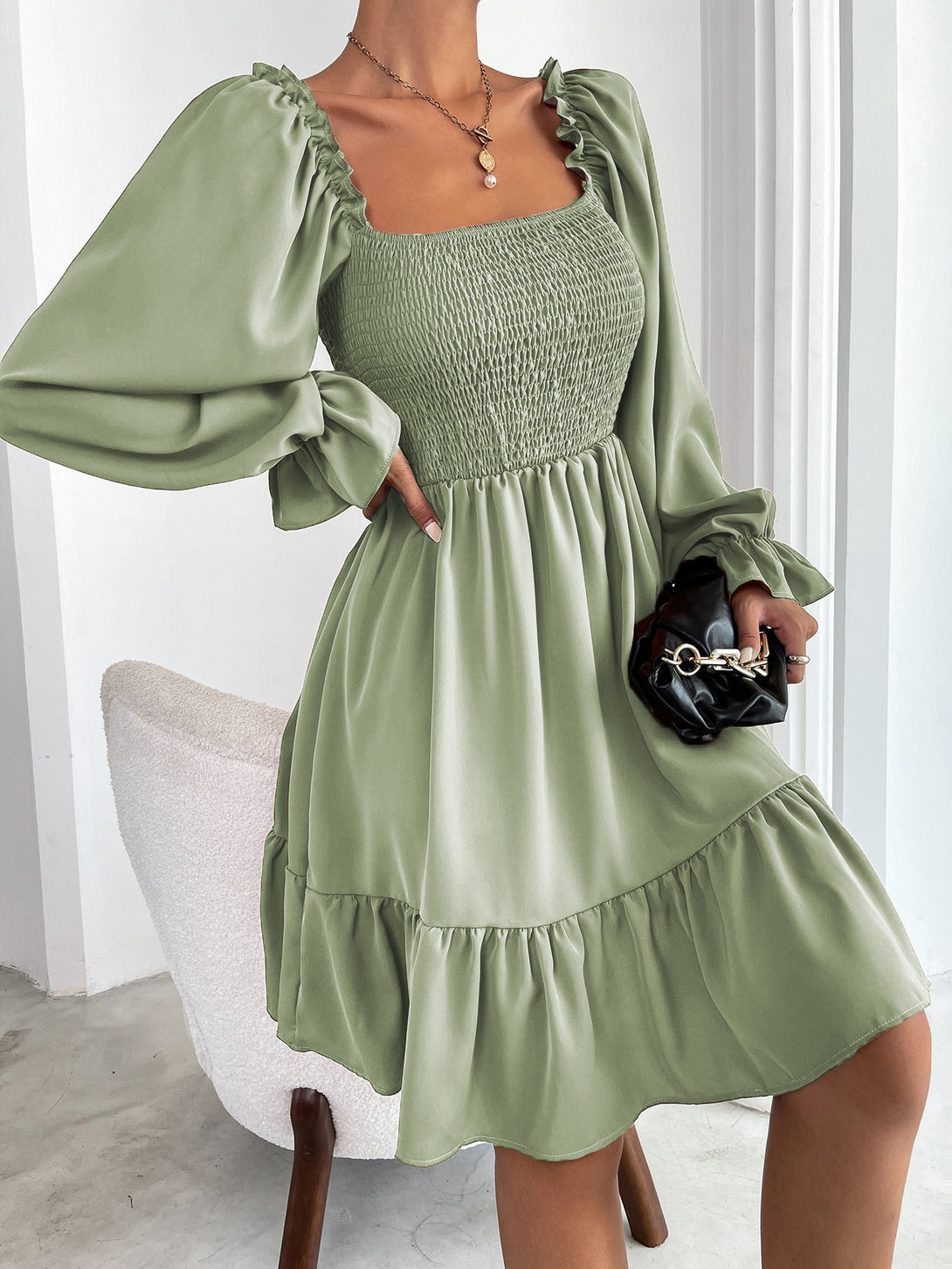 Ropa de Mujer, Ropa de Mujer, Vestidos de mujer, Vestidos cortos de mujer, verde menta