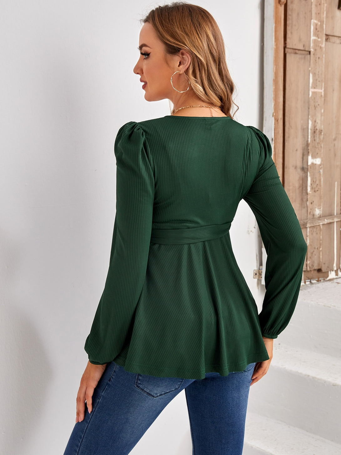 Ropa de Mujer, Ropa Premamá, Tops Premamá, Camisetas premamá, OUTFITS LOOKBOOK, Verde Oscuro