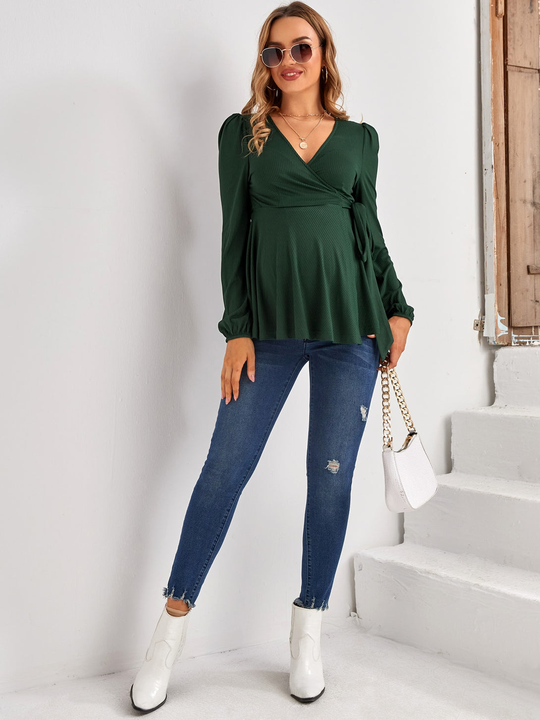 Ropa de Mujer, Ropa Premamá, Tops Premamá, Camisetas premamá, OUTFITS LOOKBOOK, Verde Oscuro