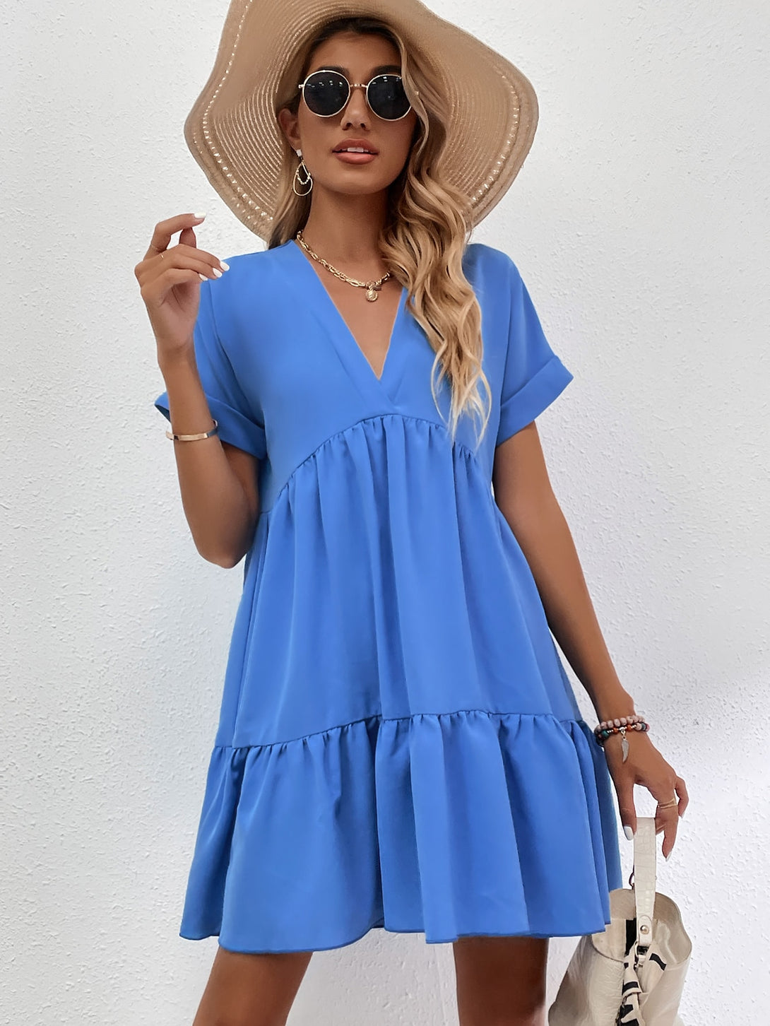 Ropa de Mujer, Ropa de Mujer, Vestidos de mujer, Vestidos midi para mujer, Azul