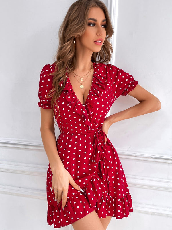 Ropa de Mujer, Ropa de Mujer, Vestidos de mujer, Vestidos cortos de mujer, Colección de trajes de mujer, Rojo