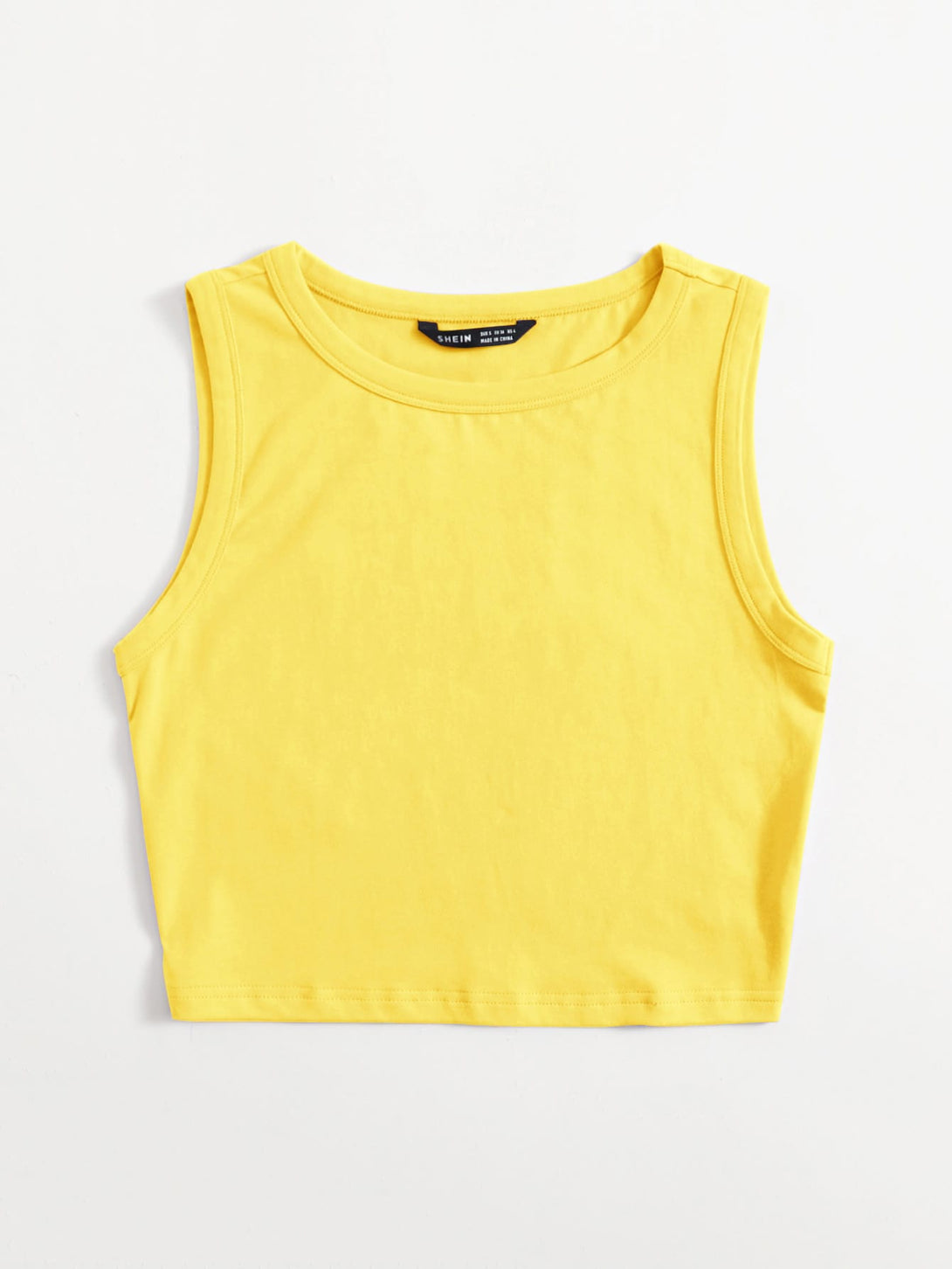 Ropa de Mujer, Ropa de Mujer, Tops & Blusas & Camisetas de Mujer, Camisetas & Tops de Tirantes de Mujer, Amarillo