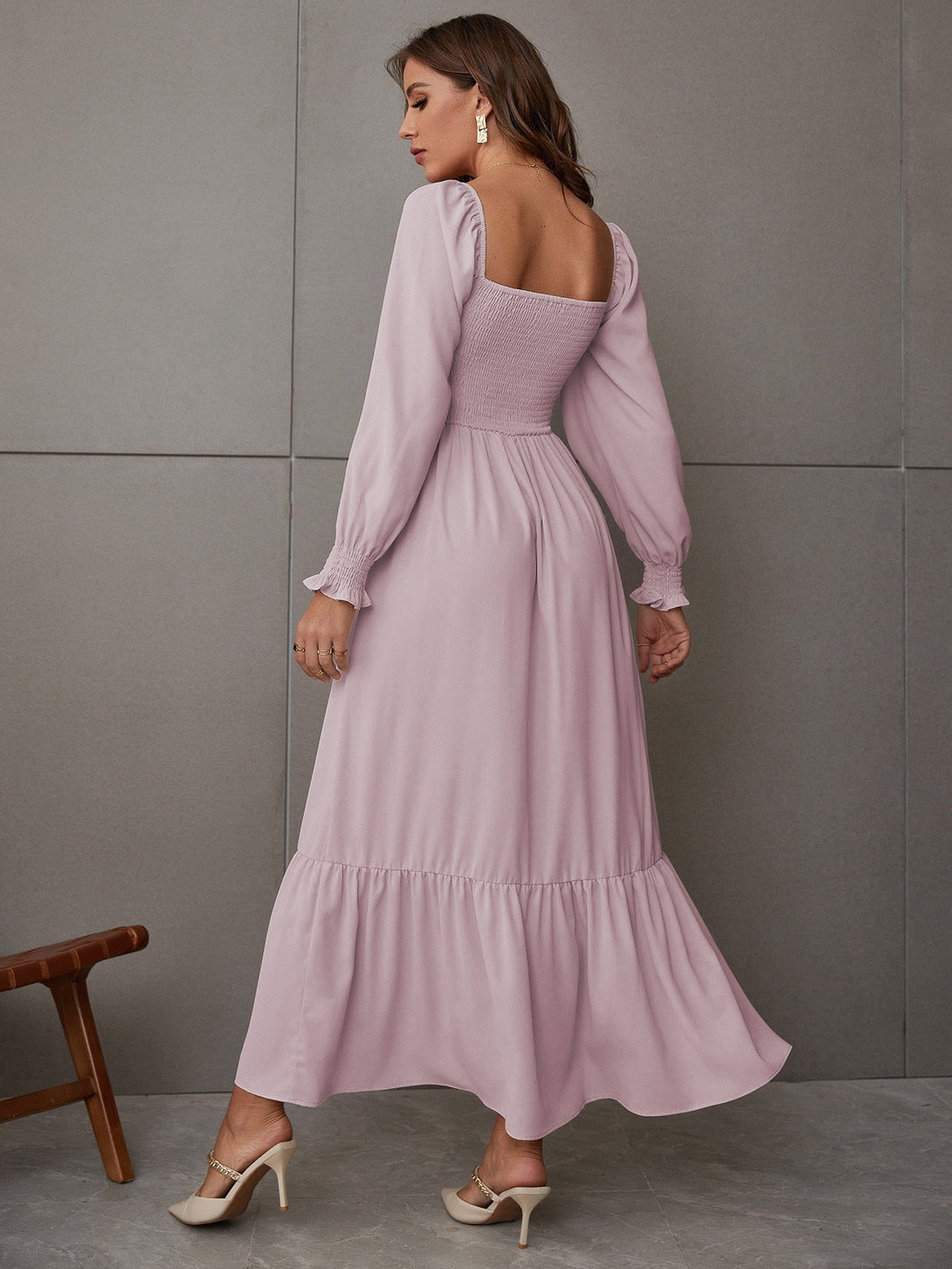 Ropa de Mujer, Ropa de Mujer, Vestidos de mujer, Vestidos largos de mujer, Rosa vieja