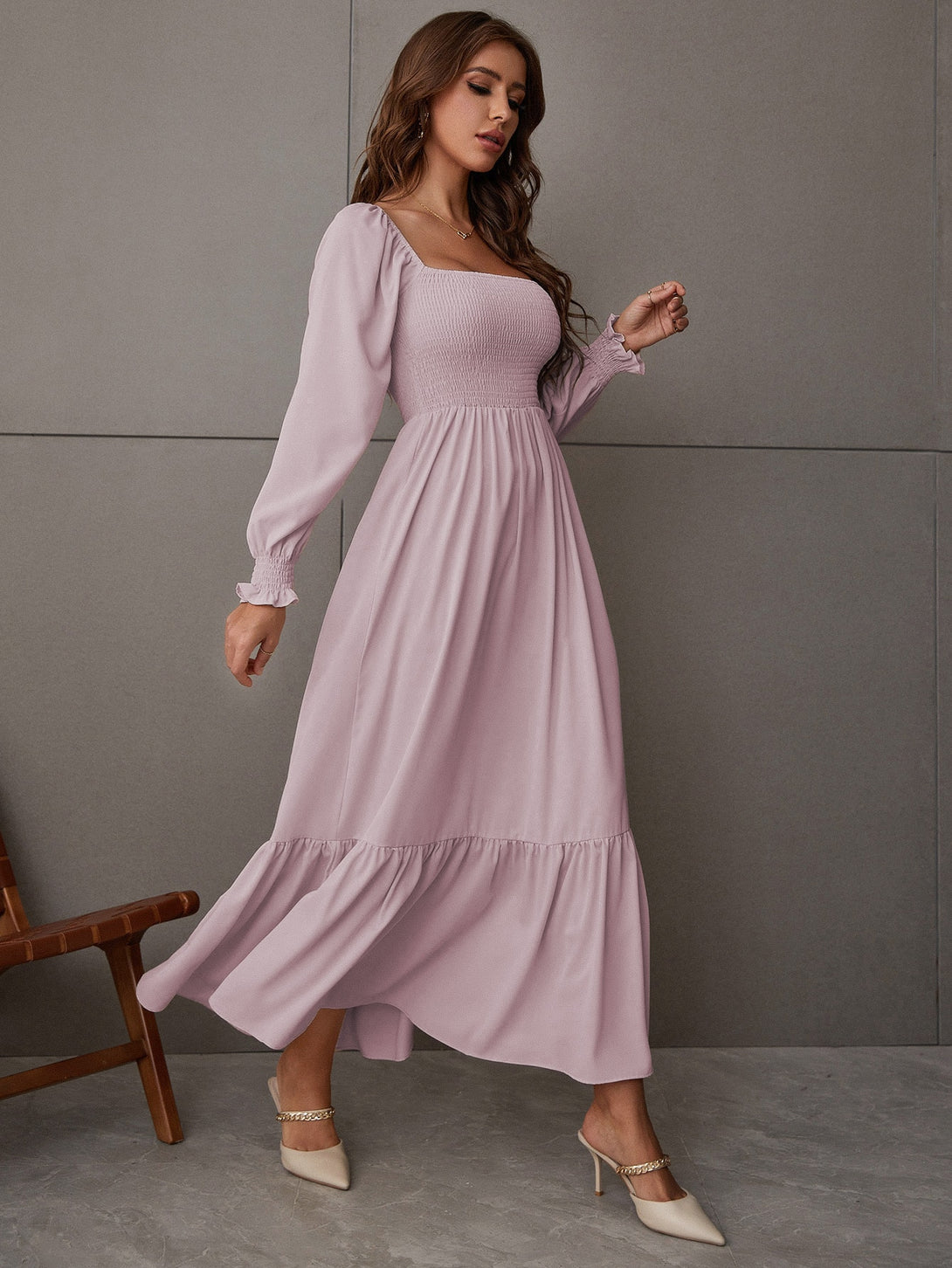 Ropa de Mujer, Ropa de Mujer, Vestidos de mujer, Vestidos largos de mujer, Rosa vieja