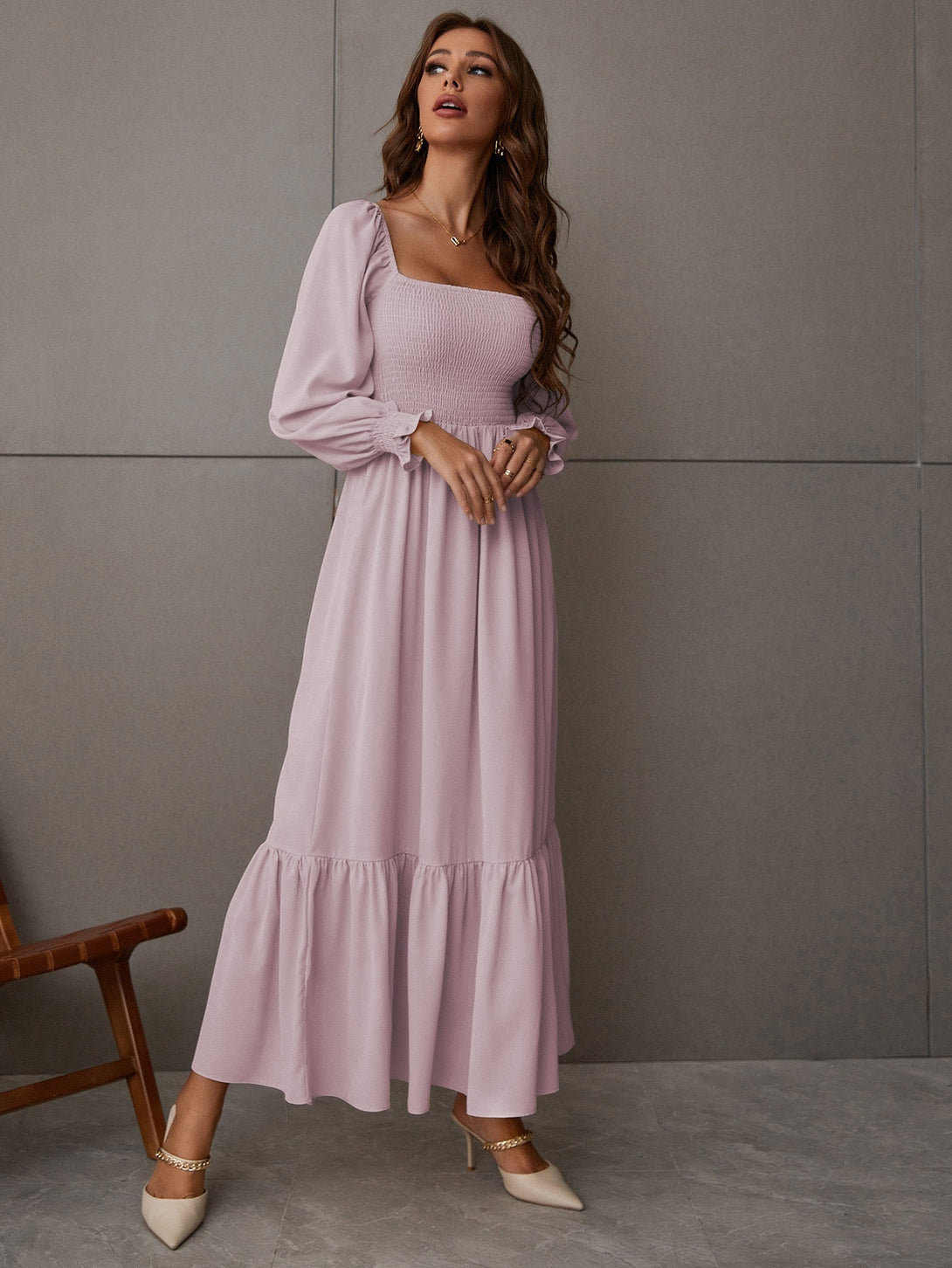 Ropa de Mujer, Ropa de Mujer, Vestidos de mujer, Vestidos largos de mujer, Rosa vieja