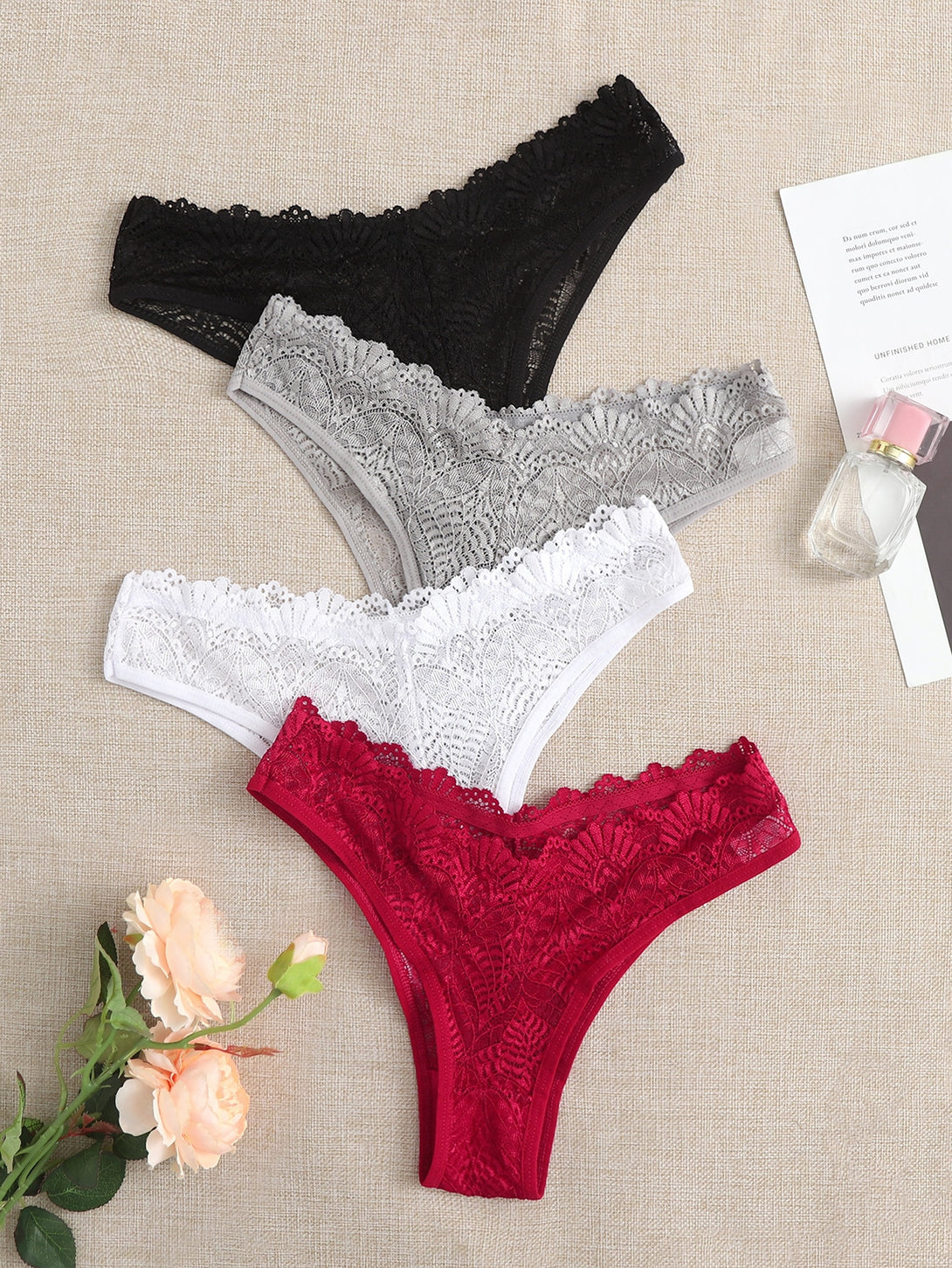 Ropa Interior y Ropa de Dormir, Braguitas de Mujer, Tangas de Mujer, 9145287, Multicolor