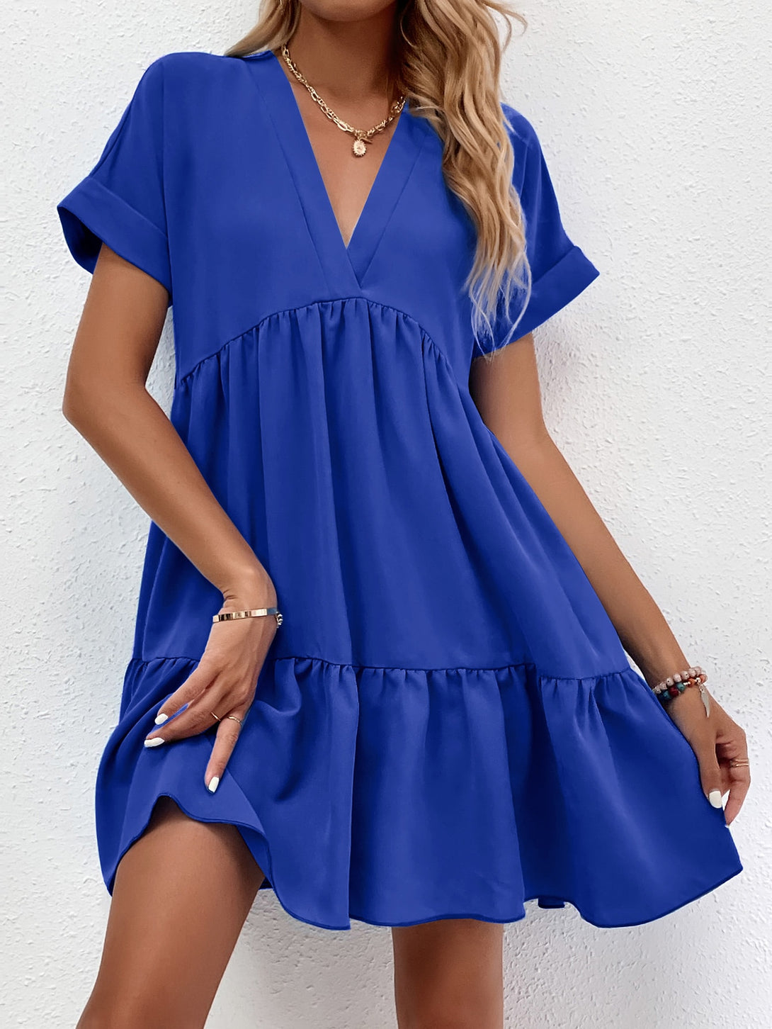 Ropa de Mujer, Ropa de Mujer, Vestidos de mujer, Vestidos cortos de mujer, azul real