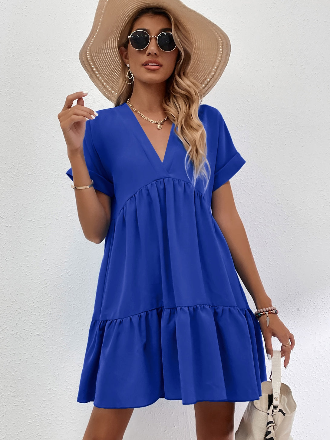 Ropa de Mujer, Ropa de Mujer, Vestidos de mujer, Vestidos cortos de mujer, azul real