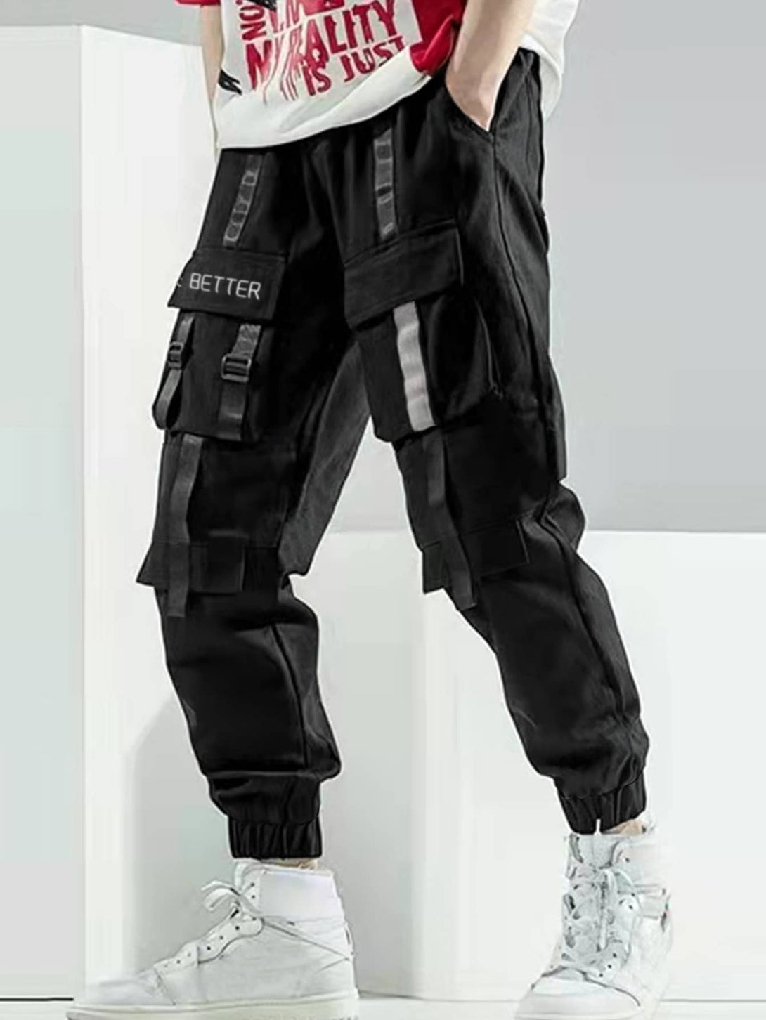 Hombres, Ropa de hombre, Bottoms de hombres, Pantalones para hombre, OUTFITS LOOKBOOK, 10208263, Negro