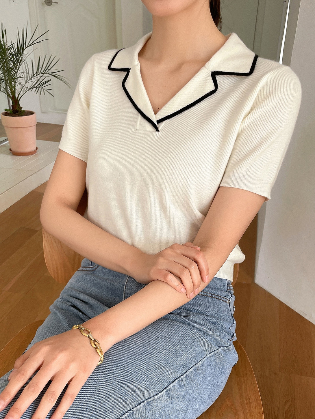 Ropa de Mujer, Tejido de Punto de Mujer, Tops de Punto para Mujer, 10359266, Blanco