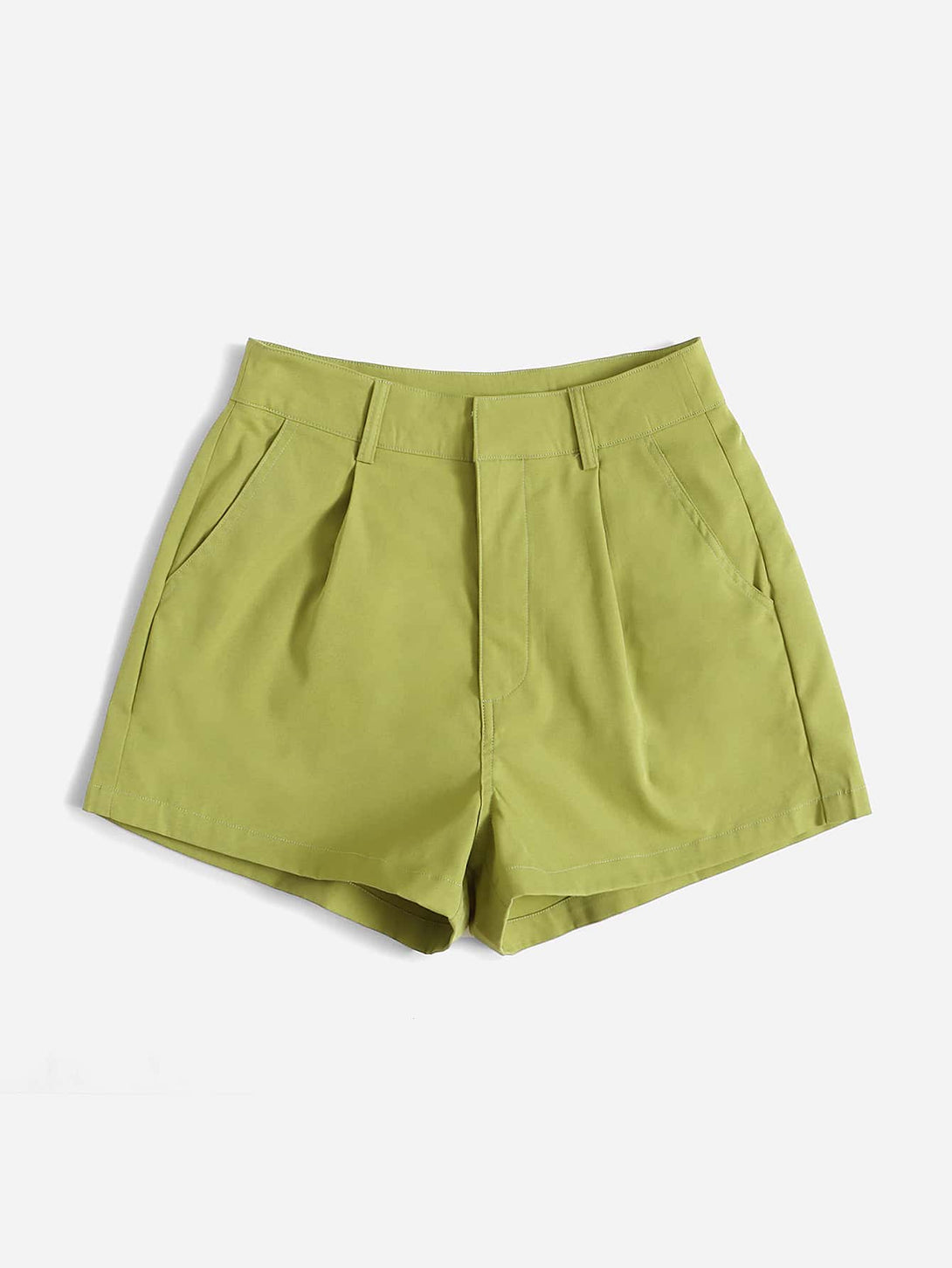 Ropa de Mujer, Ropa de Mujer, Bottoms de Mujer, Pantalones Cortos de Mujer, Colección de trajes de mujer, Verde Lima