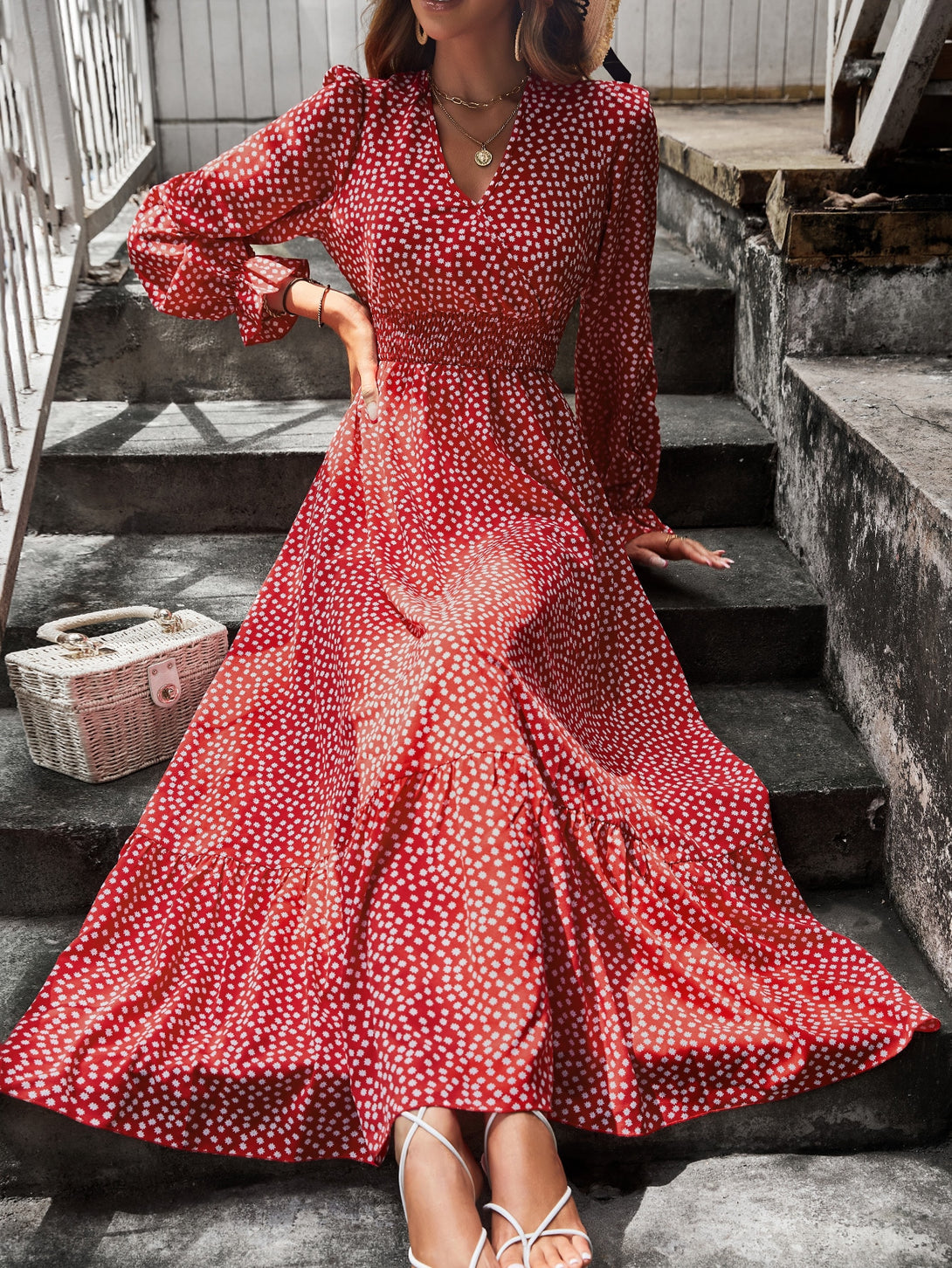 Ropa de Mujer, Ropa de Mujer, Vestidos de mujer, Vestidos largos de mujer, Rojo