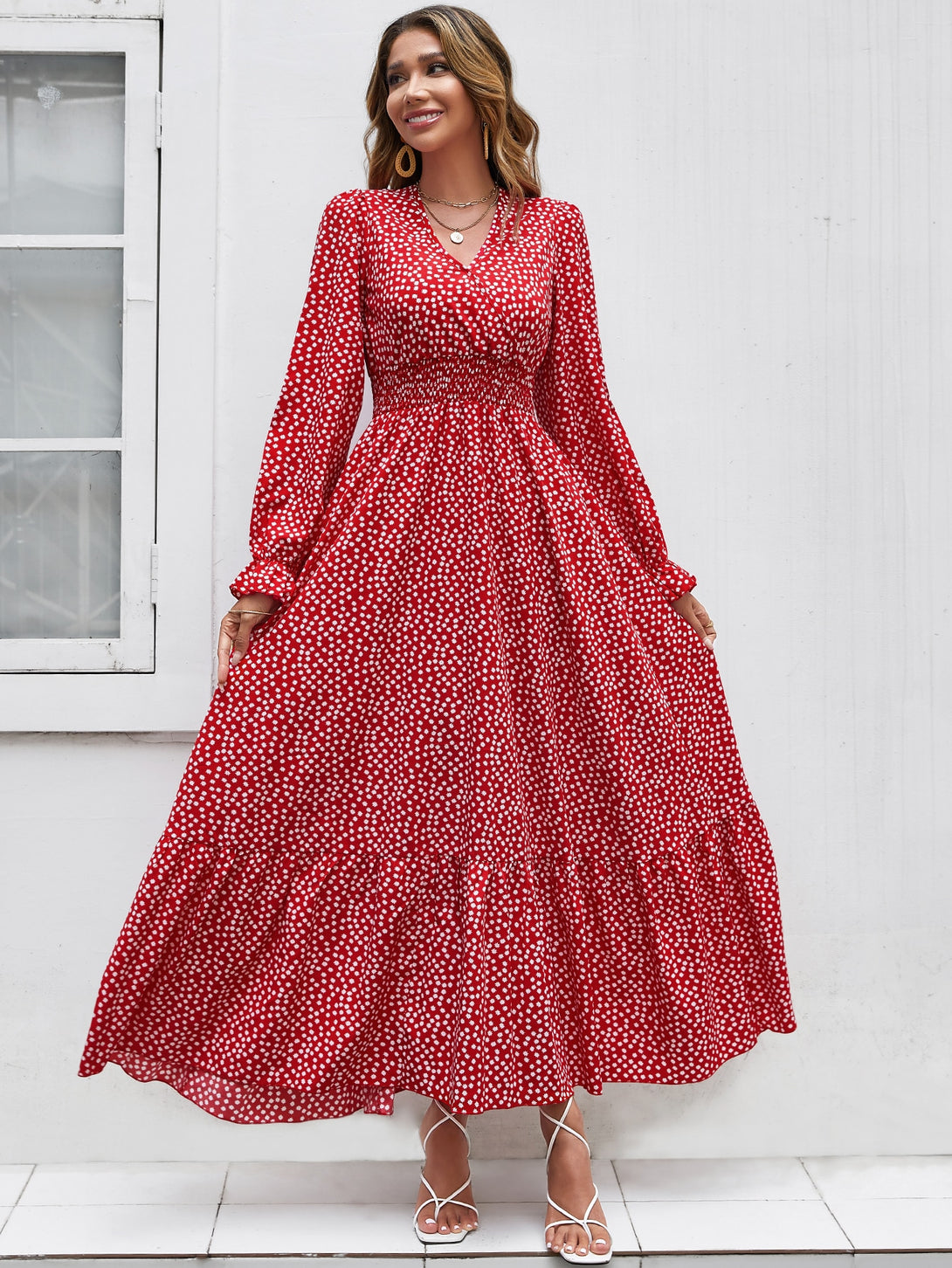 Ropa de Mujer, Ropa de Mujer, Vestidos de mujer, Vestidos largos de mujer, Rojo