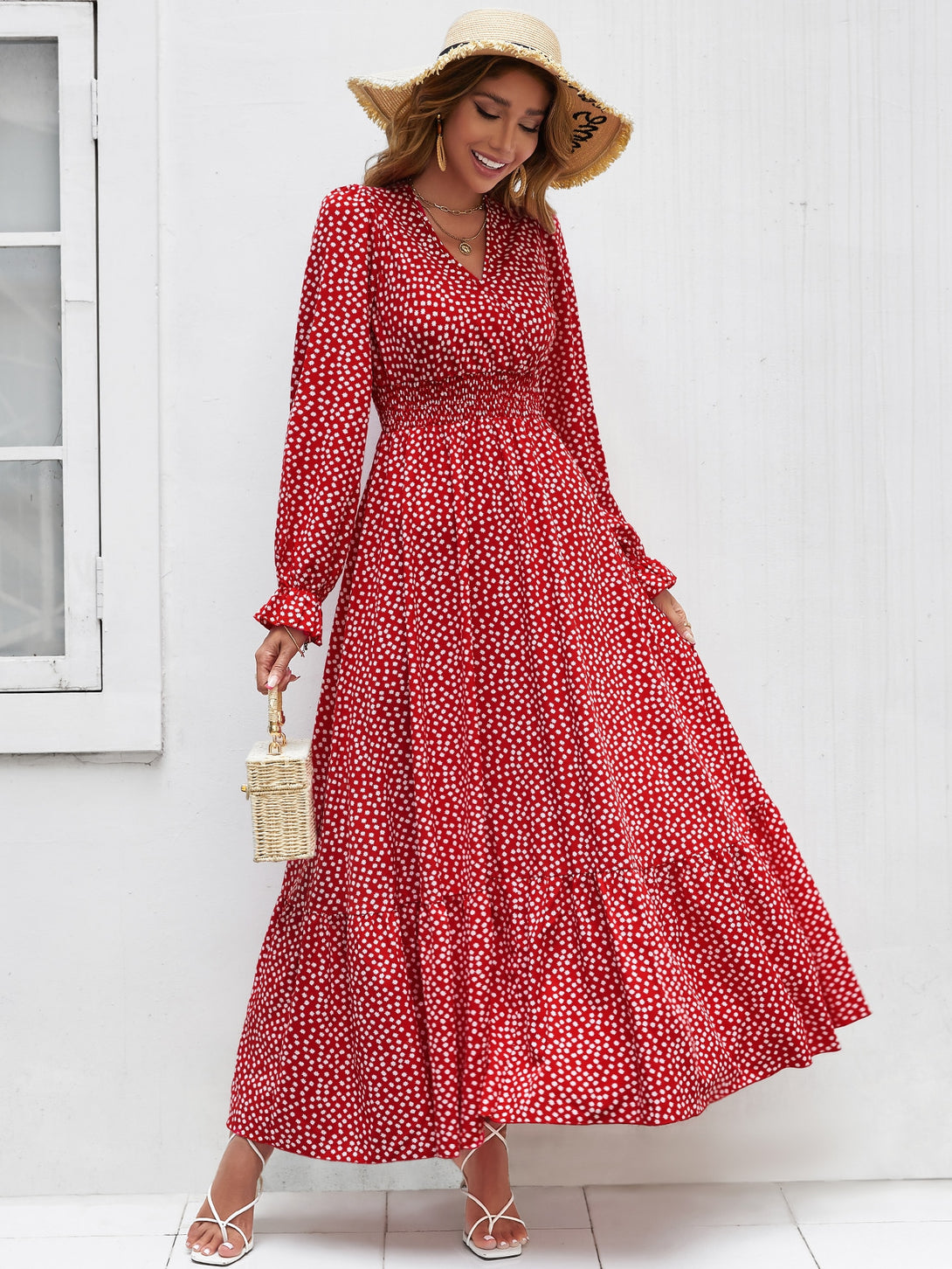 Ropa de Mujer, Ropa de Mujer, Vestidos de mujer, Vestidos largos de mujer, Rojo