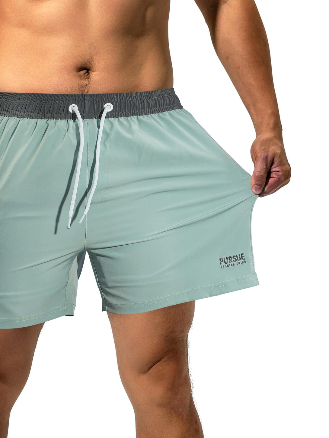 Hombres, Ropa de hombre, Bañador de hombres, Shorts de Playa para Hombre, 10733170, verde menta