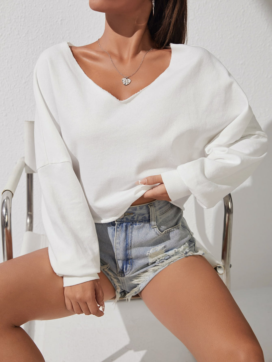 Ropa de Mujer, Ropa de Mujer, Sudaderas de Mujer, Blanco