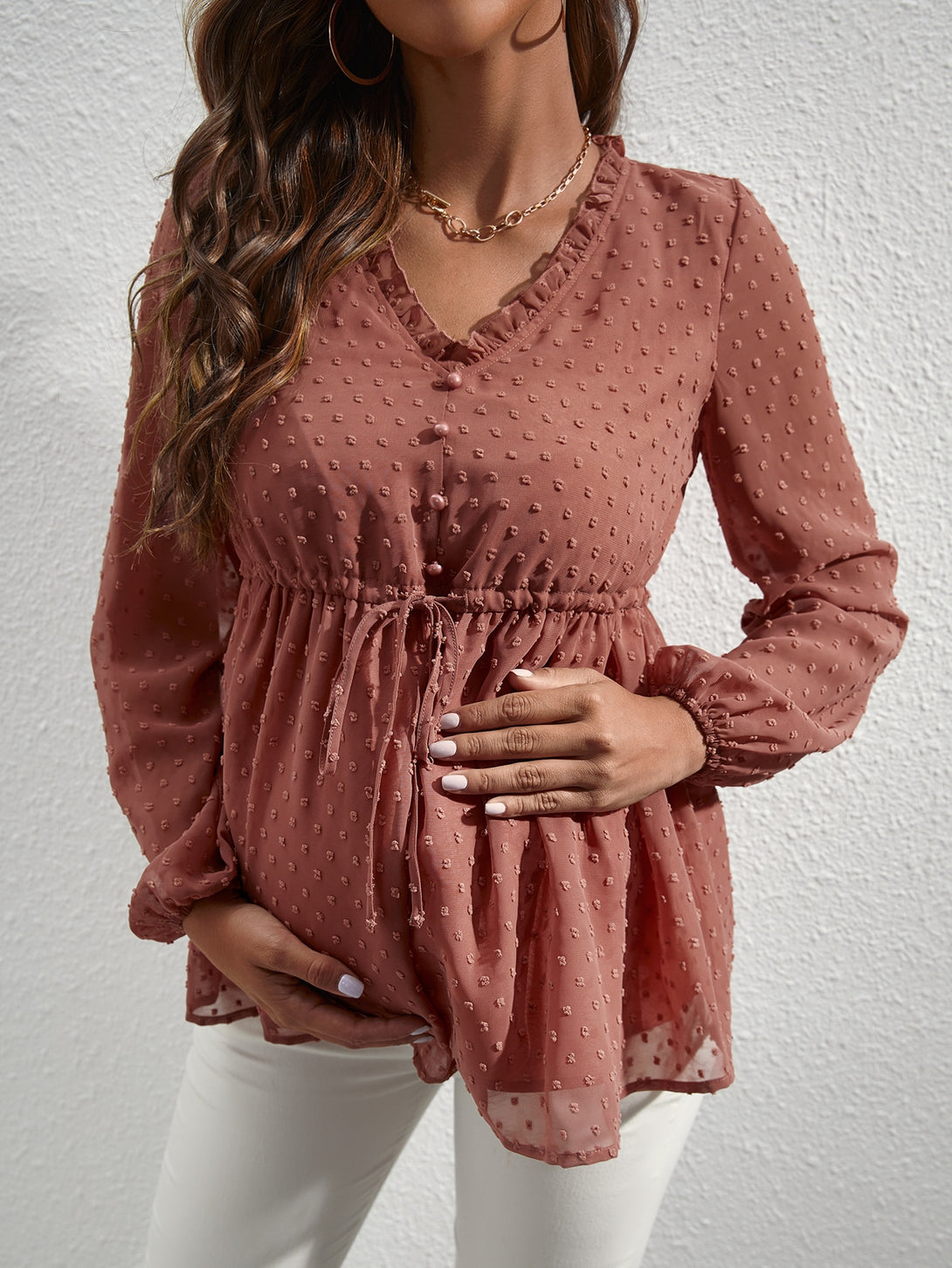 Ropa de Mujer, Ropa Premamá, Tops Premamá, Camisas premamá, Rosa vieja