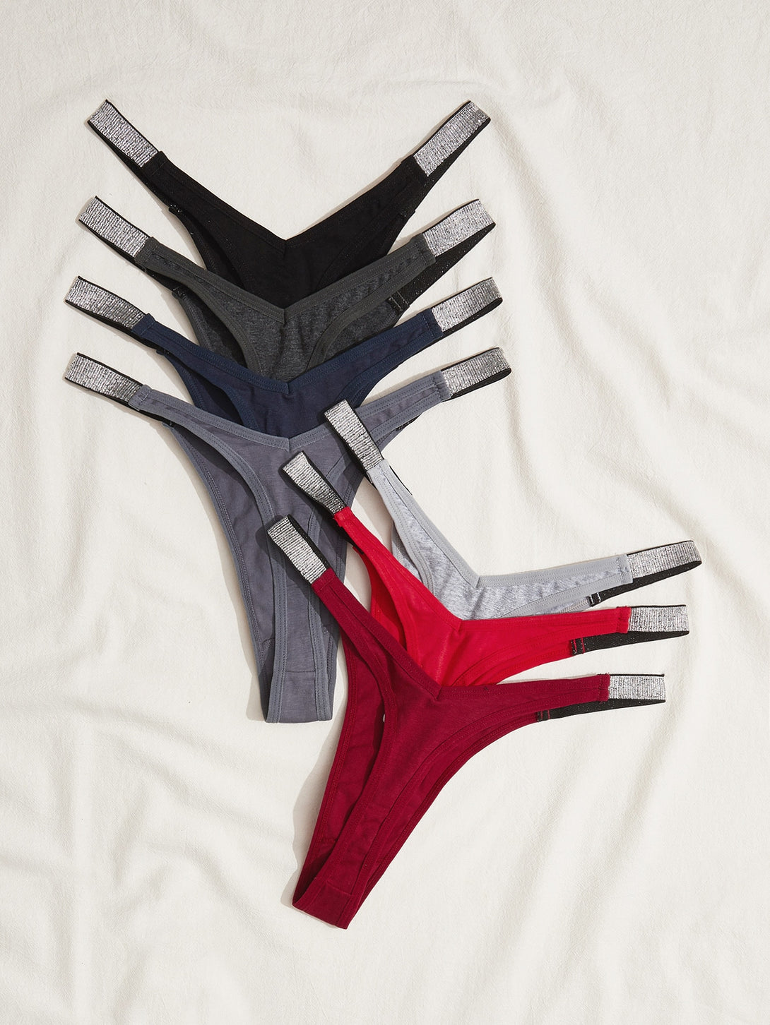 Ropa Interior y Ropa de Dormir, Braguitas de Mujer, Tangas de Mujer, 11013197, Multicolor