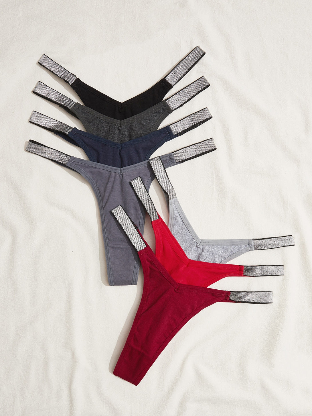 Ropa Interior y Ropa de Dormir, Braguitas de Mujer, Tangas de Mujer, 11013197, Multicolor