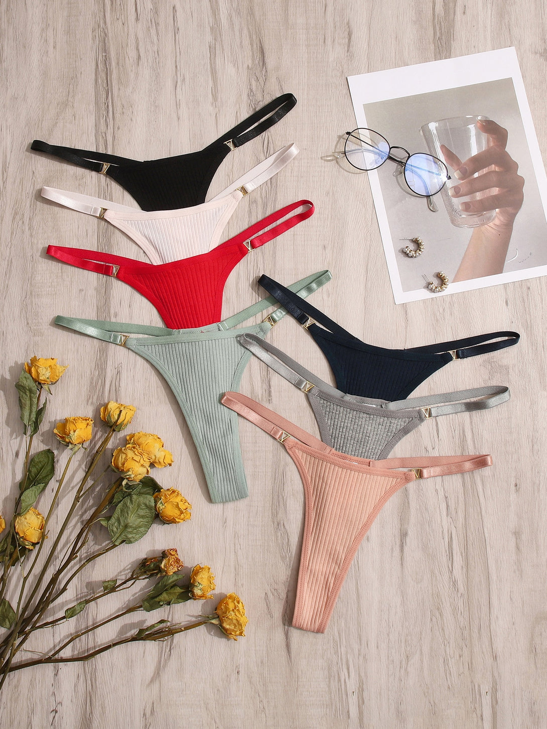 Ropa Interior y Ropa de Dormir, Braguitas de Mujer, Tangas de Mujer, 11066230, Multicolor
