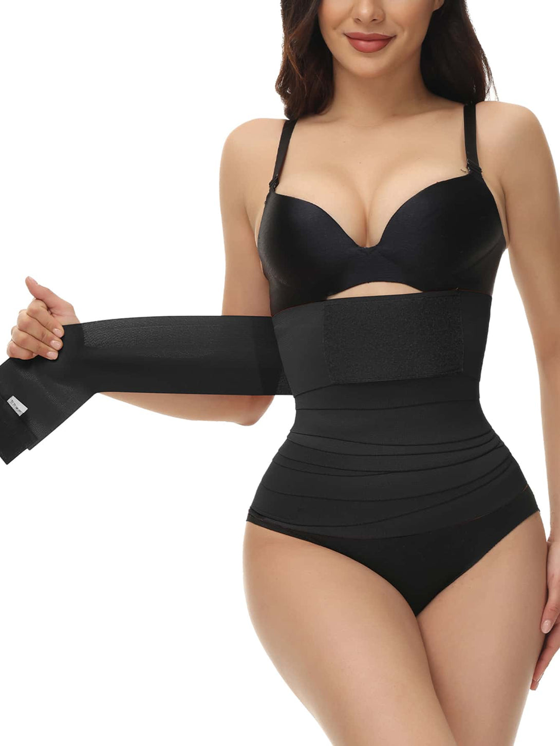 Ropa Interior y Ropa de Dormir, Shapewear para Mujer, Bandas para la Cintura de Mujer, Negro