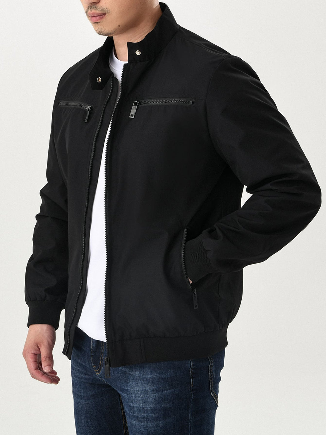 Hombres, Ropa de hombre, Chaquetas & Abrigos para Hombre, 11114951, Negro