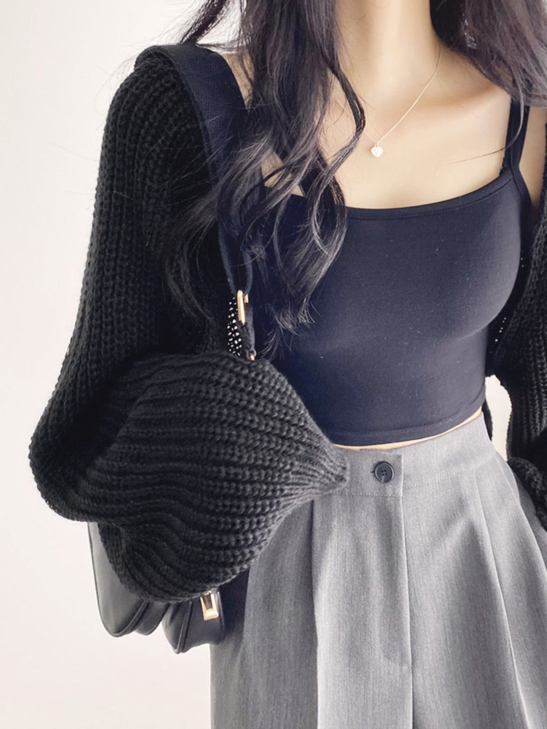 Ropa de Mujer, Tejido de Punto de Mujer, Cárdigans de Mujer, OUTFITS LOOKBOOK, 11253425, Negro