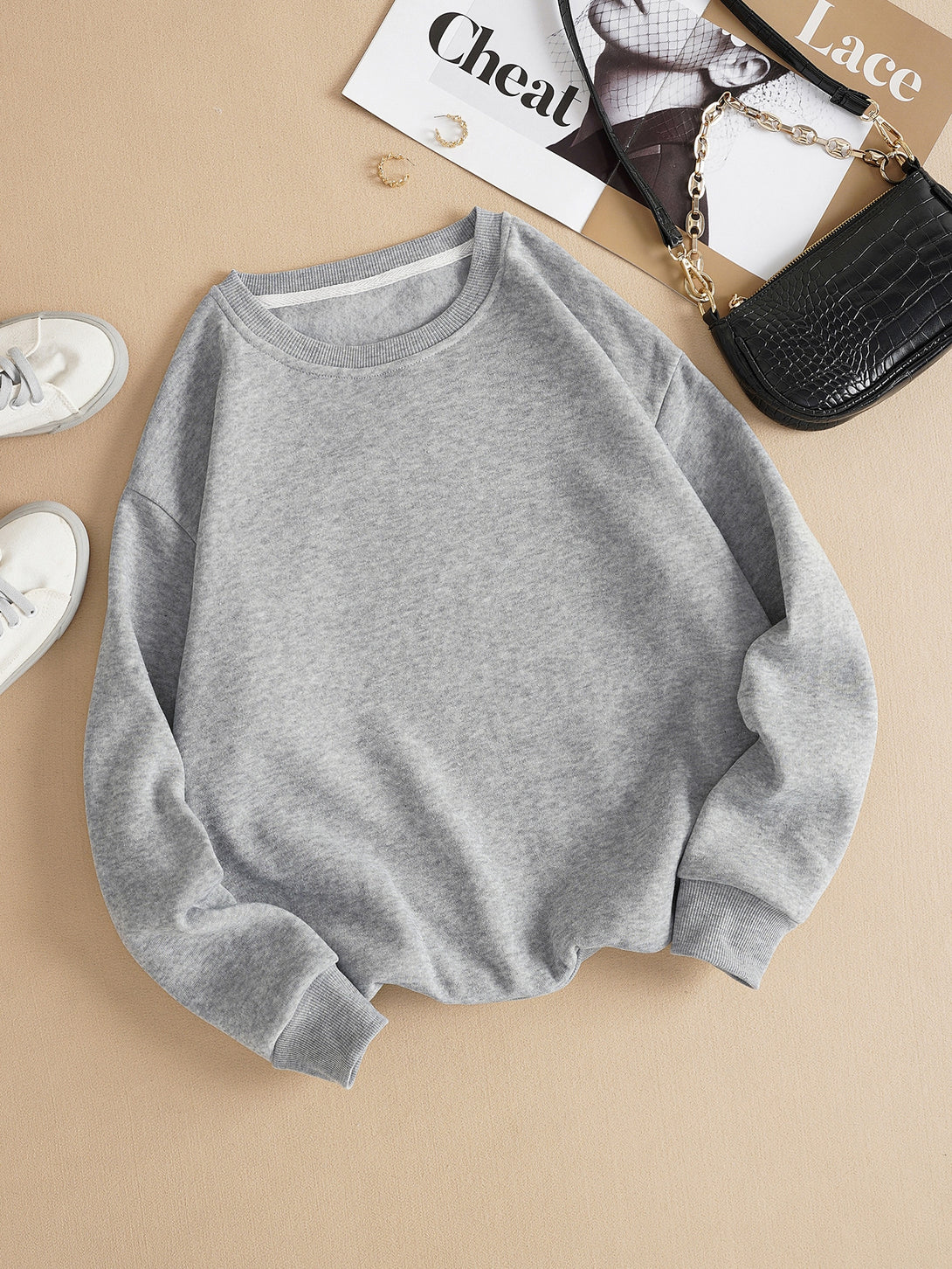 Ropa de Mujer, Ropa de Mujer, Sudaderas de Mujer, Gris