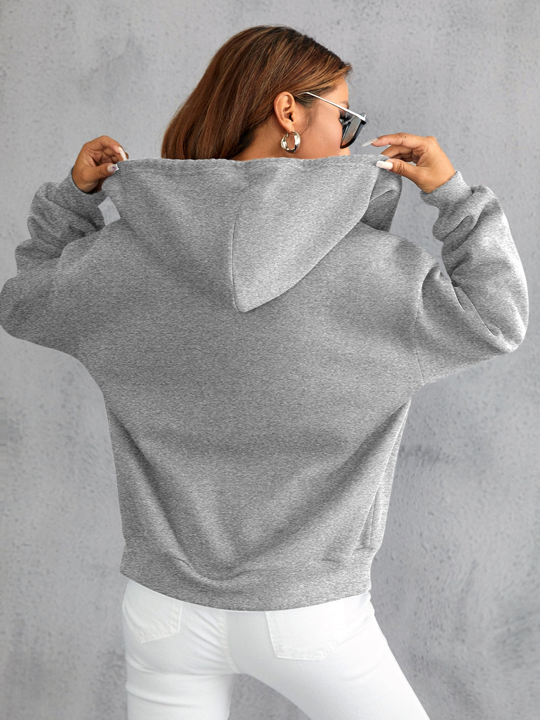 Ropa de Mujer, Ropa de Mujer, Sudaderas de Mujer, Gris Claro